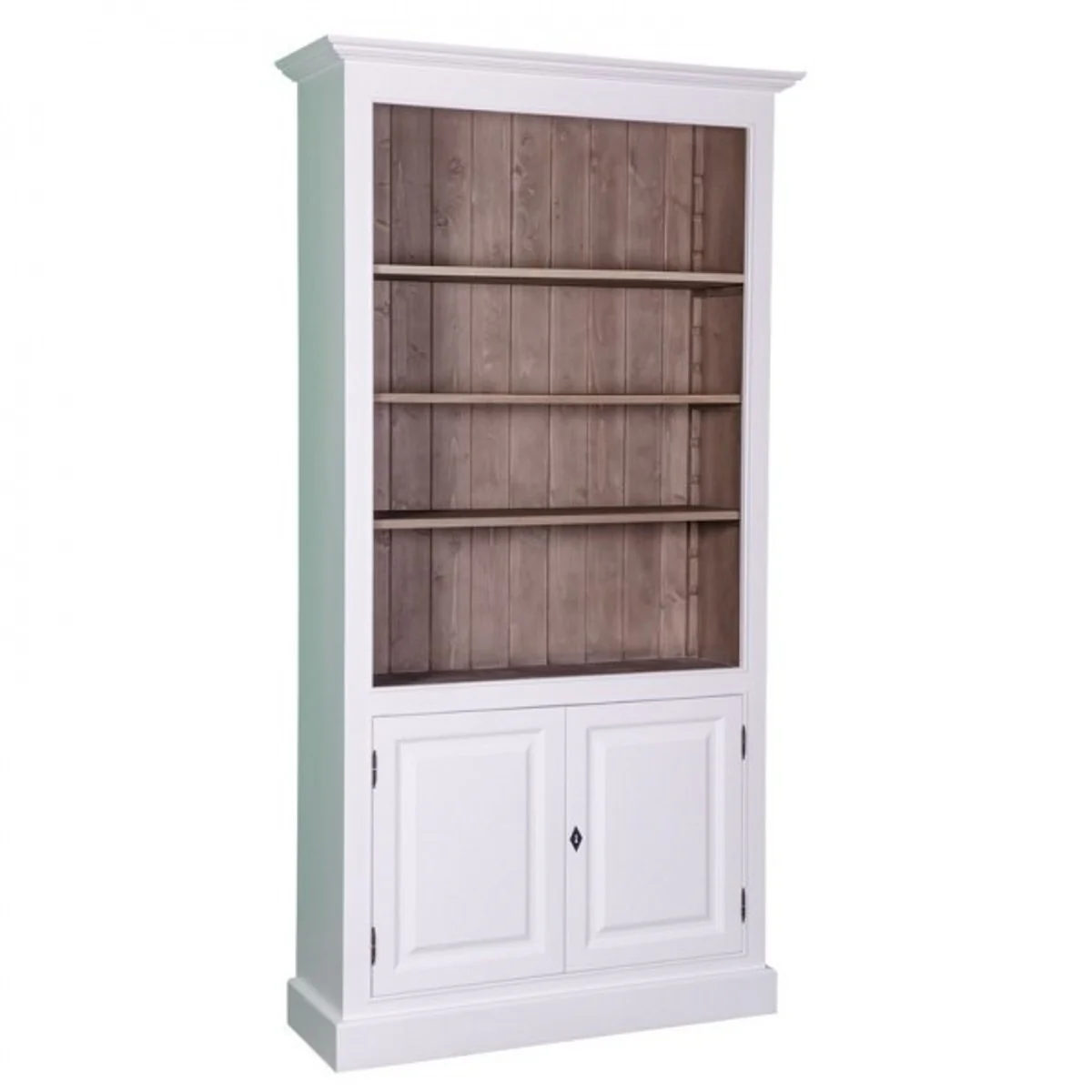 Casa Padrino Country House bookcase B 109 x H 210 cm bookcase shelving cabinet - Art Deco Art Nouveau Hotel Solid wood furniture