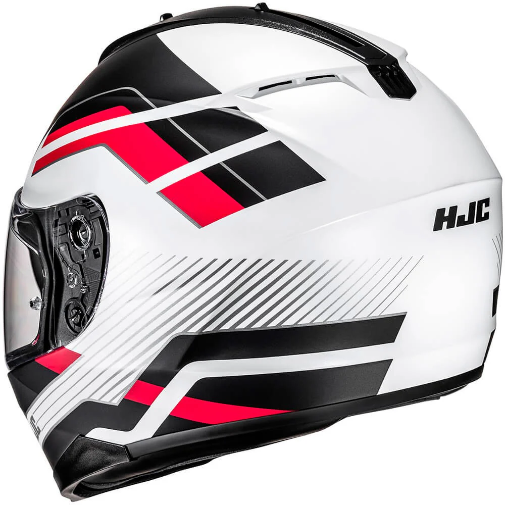 CASCO HJC C70N BELIS - NEGRO / BLANCO / ROJO
