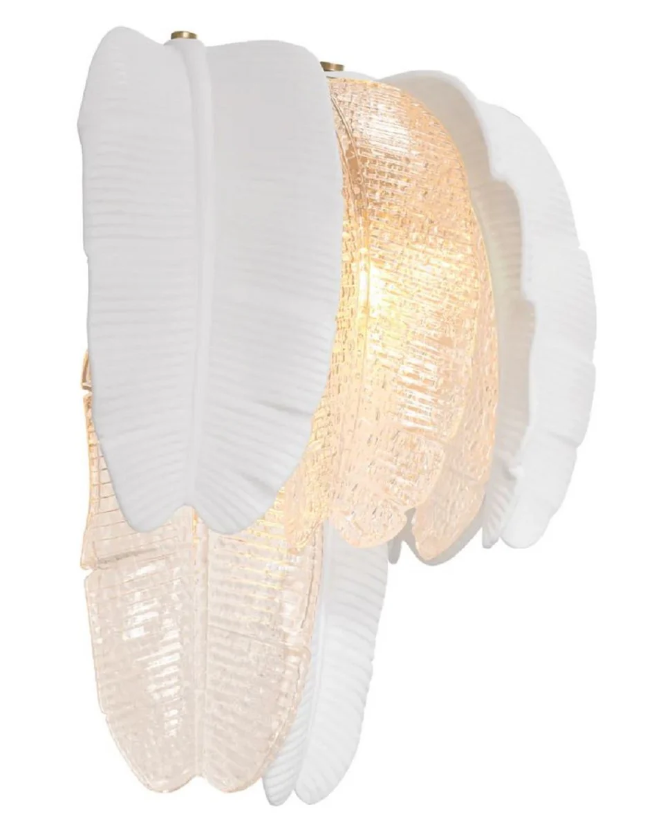 Casa Padrino l¨¢mpara de pared de lujo blanco 45 x A. 35,5 cm - Luxury lights