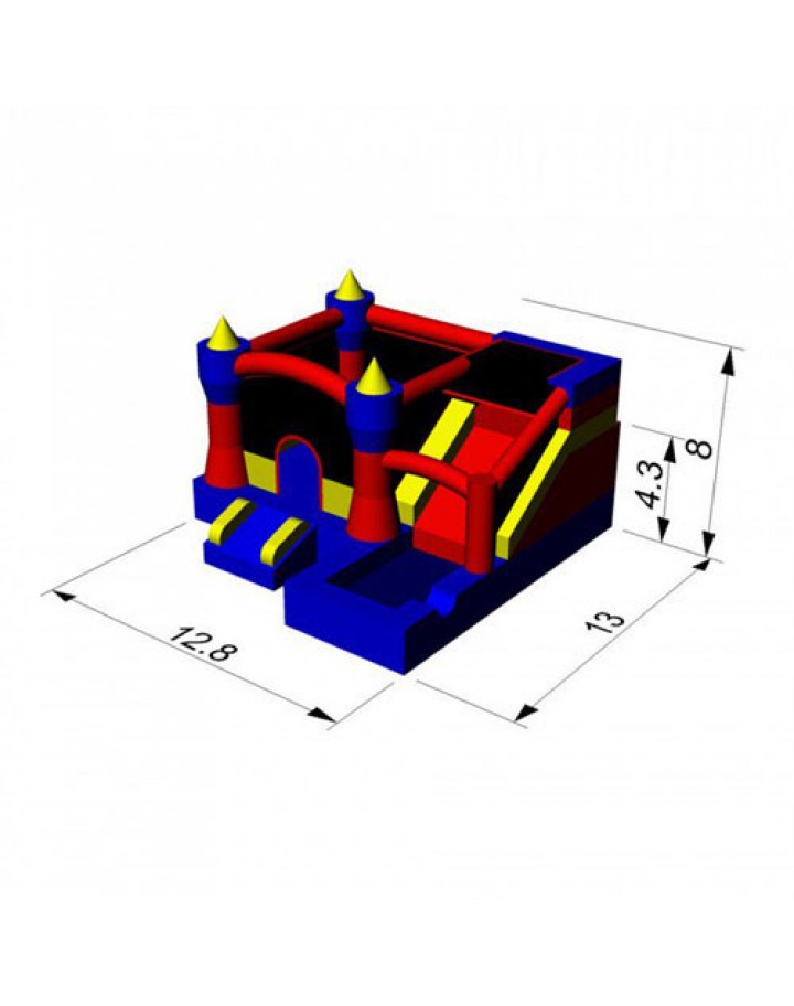Misty Kingdom Commercial Inflatable Combo