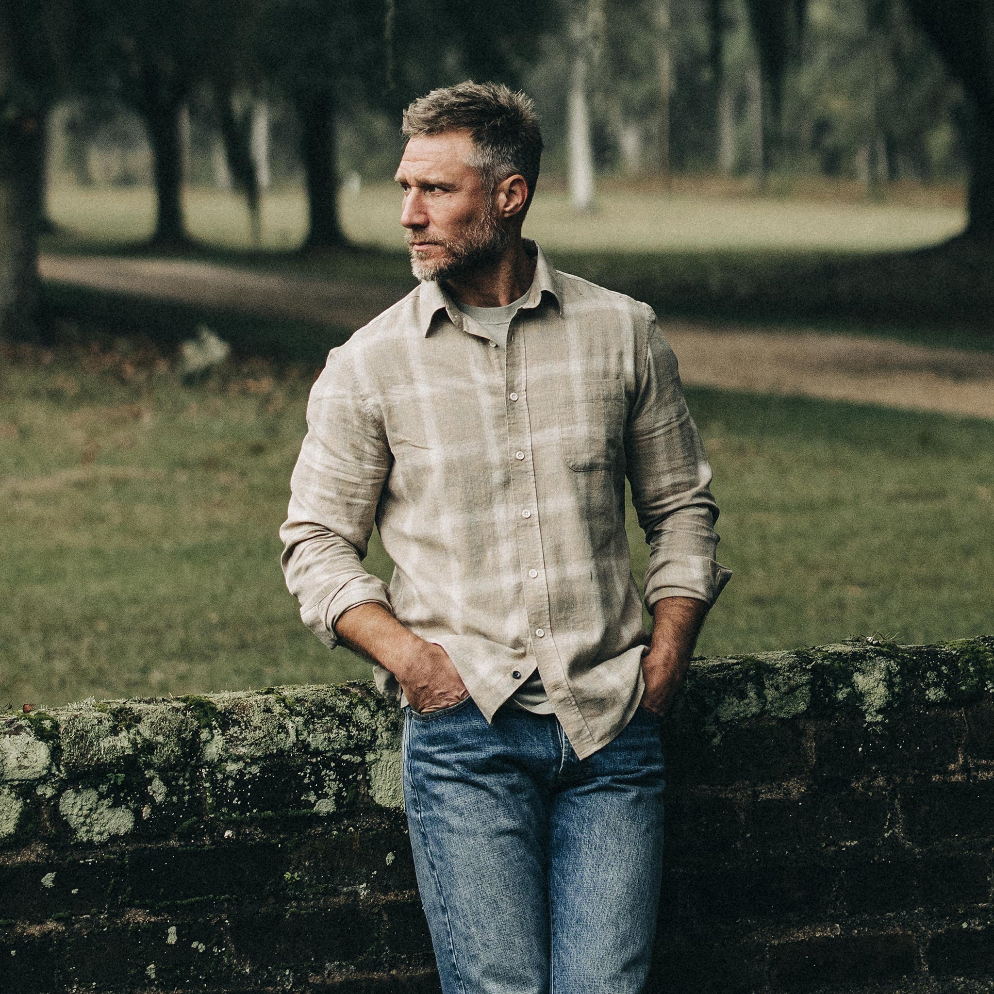 The California in Heathered Sunrise Plaid