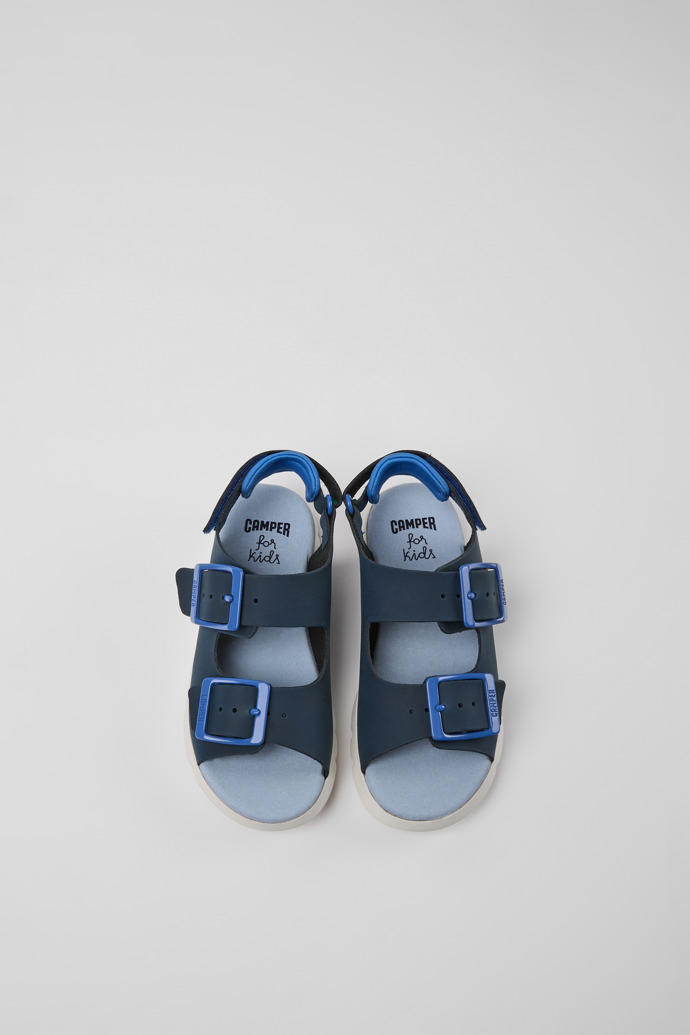 Caterpillar Blue leather sandals for boys