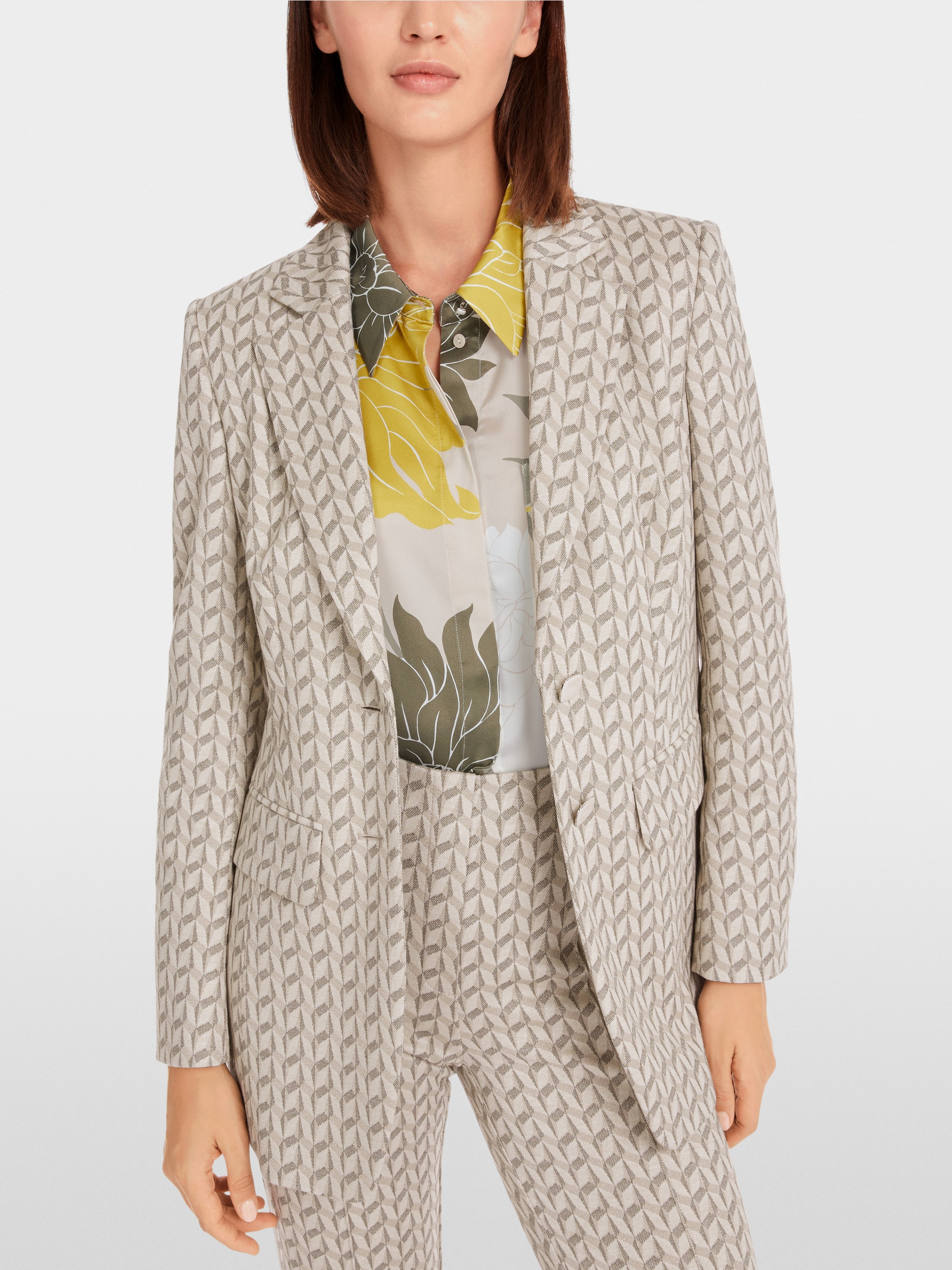 Marc-Cain Blazer in graphic jersey jacquard