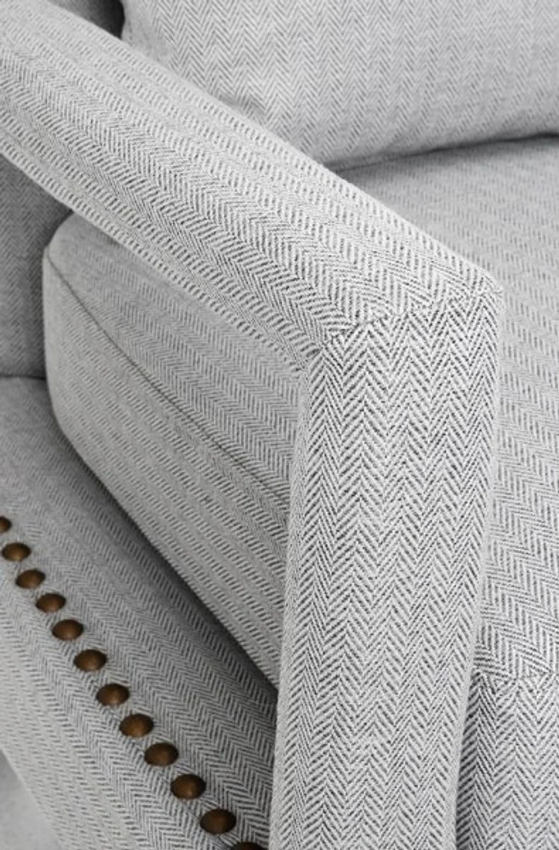 Casa Padrino luxury lounge armchair light grey - Hotel Furniture