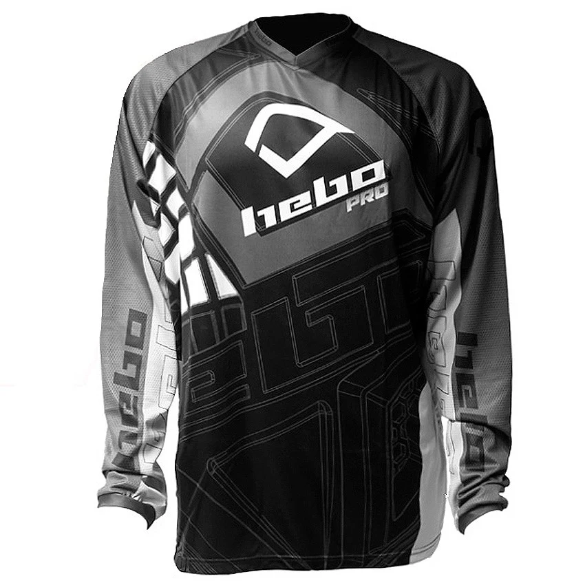 CAMISETA TRIAL HEBO PRO 19 NEGRO