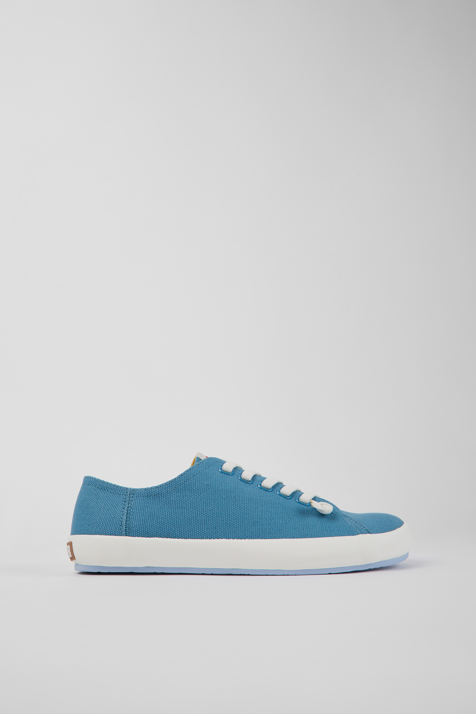 Peu Rambla - Blue textile sneakers for men
