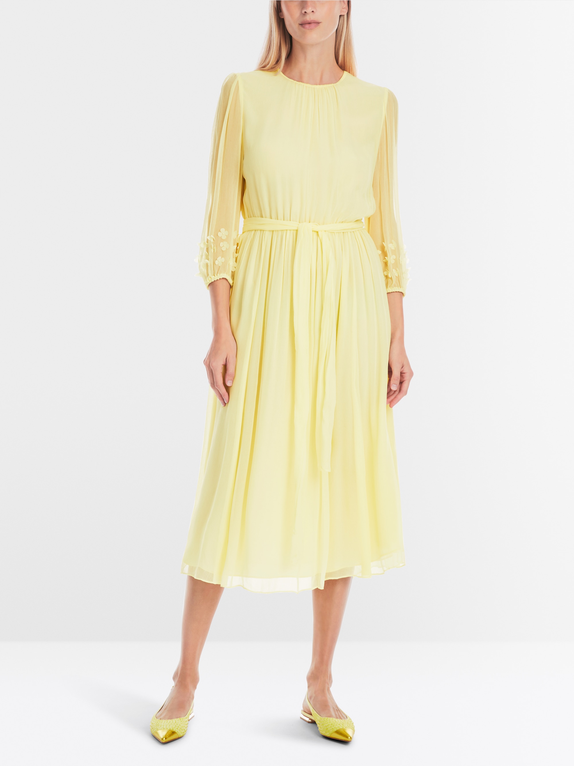 Marc-Cain Plain delicate viscose crepe dress