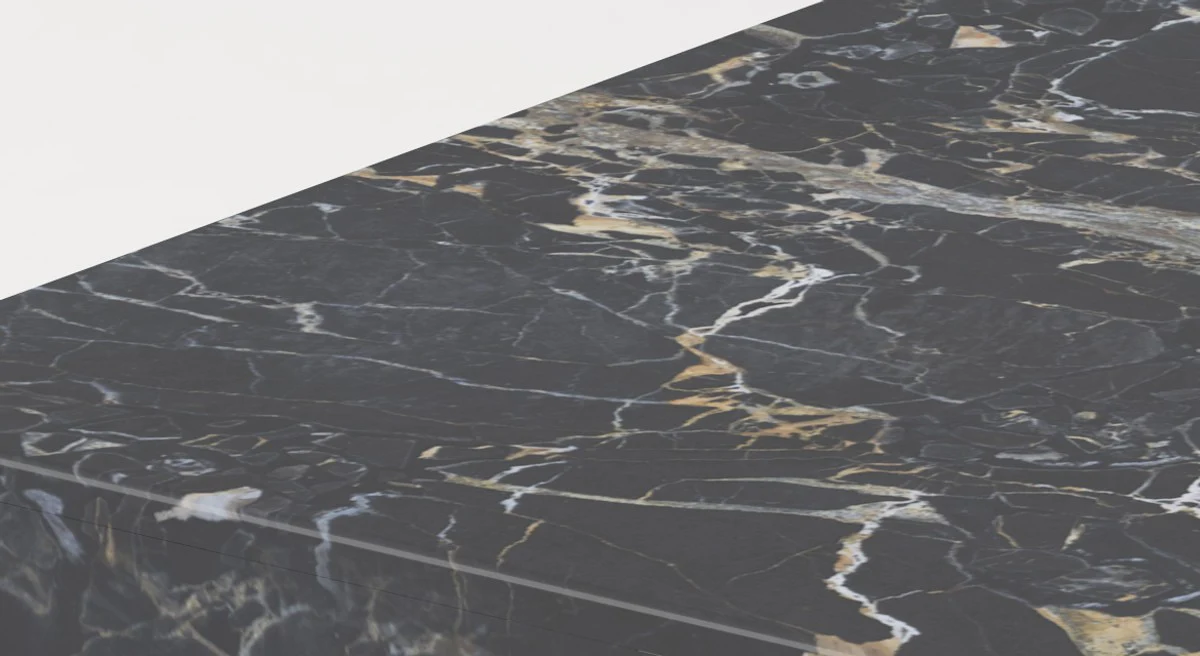 Casa Padrino mesa de centro de m¨¢rmol de lujo negro 140 x 80 x A. 32 cm - Mesa de sal¨®n rectangular de m¨¢rmol Emperador de alta calidad - Muebles de Lujo