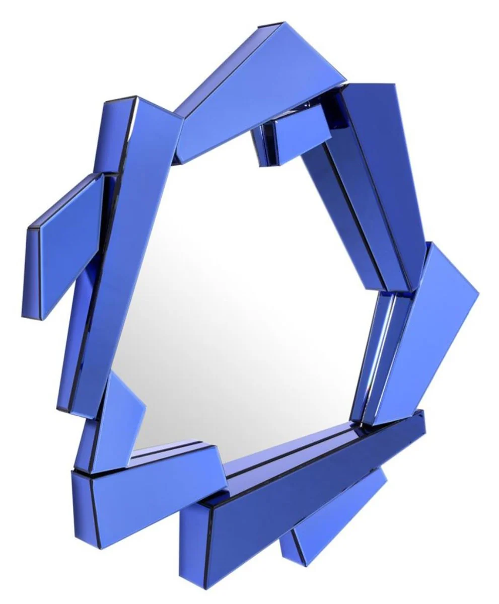 Casa Padrino sal¨®n de lujo espejo azul 102 x H. 123 cm - Colecci¨®n de dise?adores