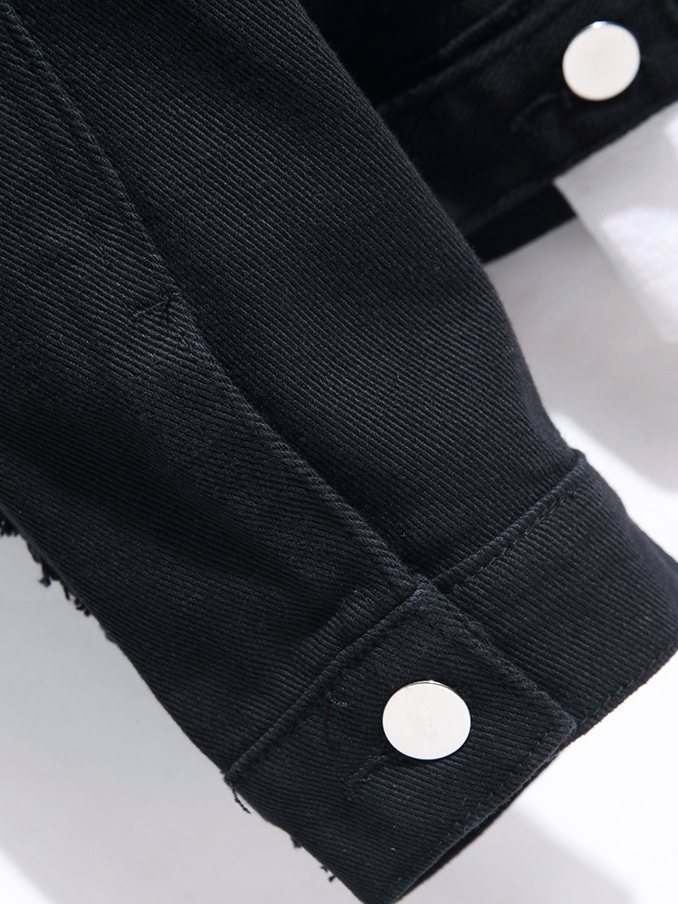 Man Ripped Denim Jacket