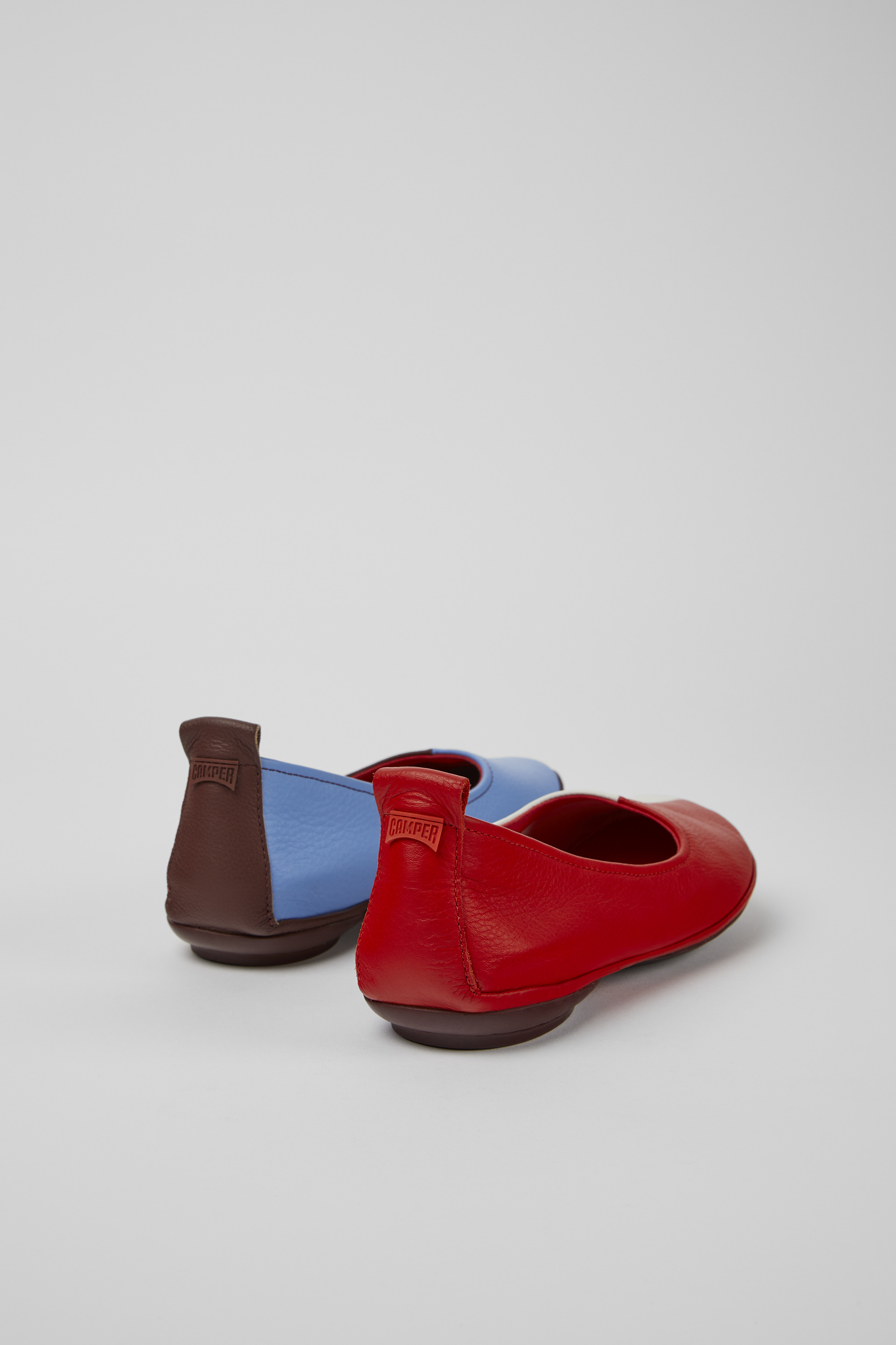 Twins - Multicolored leather shoes for women