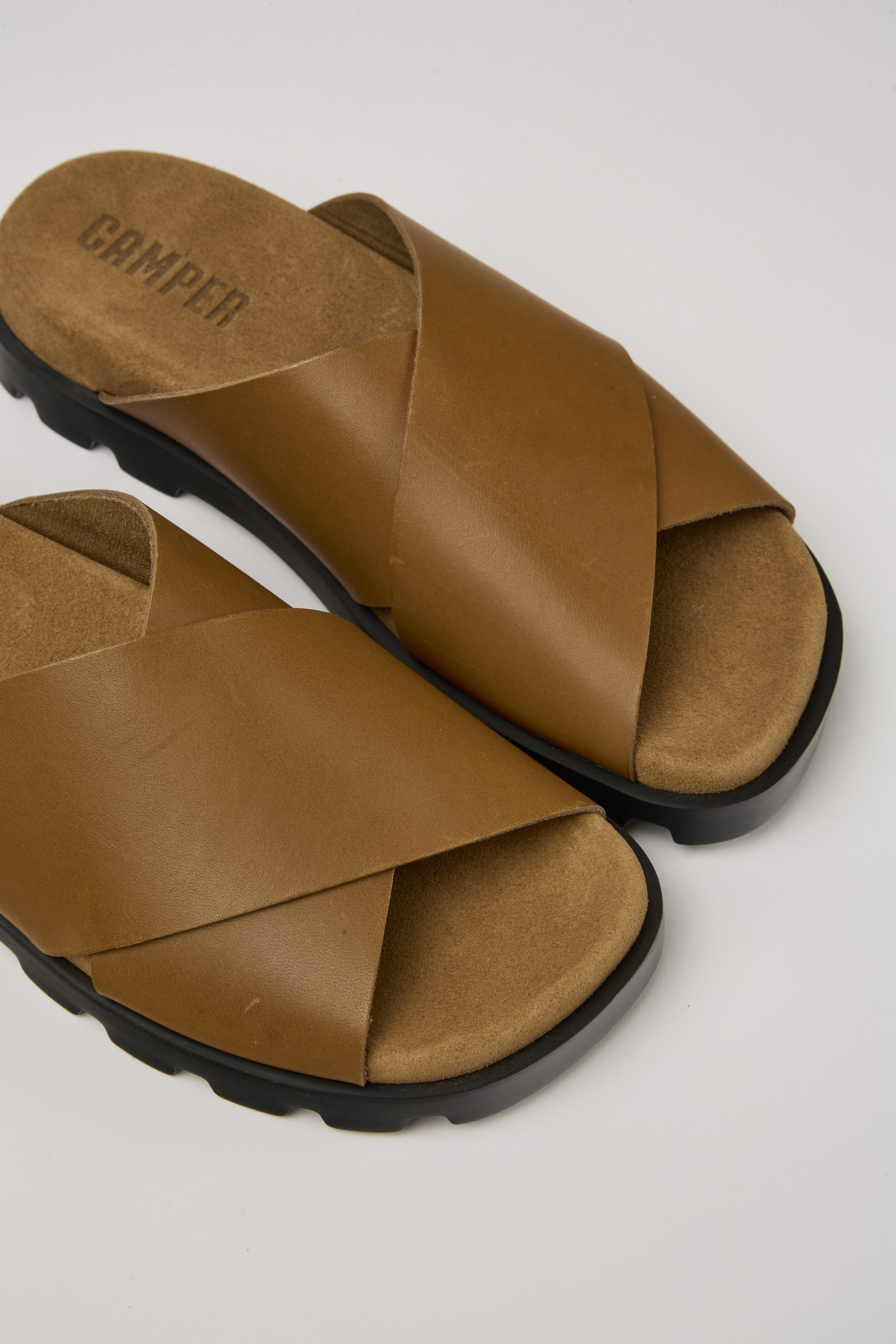 Brutus Sandal - Brown leather sandals for women