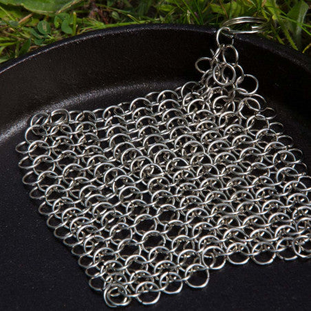 Petromax Chain Mail Cleaner - Limpiador de malla para hierro fundido