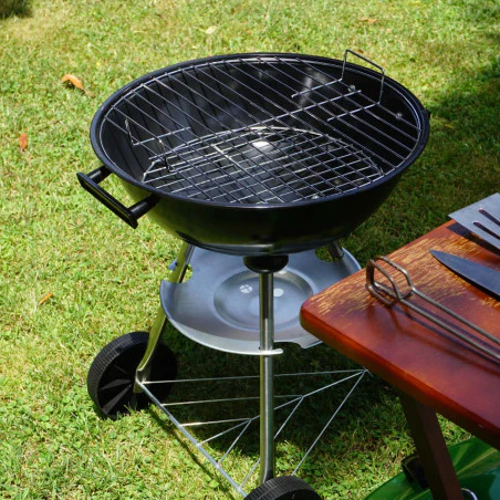 Barbacoa portátil redonda Hosa CAMP BBQ - verde