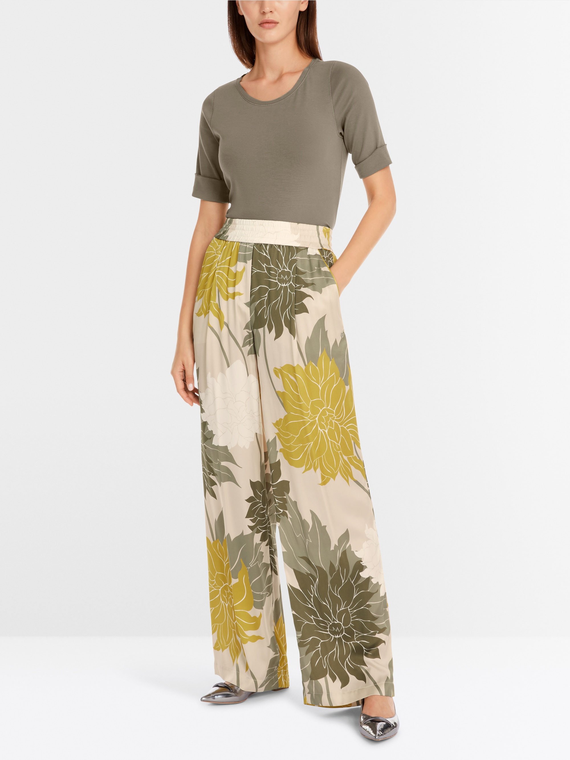 Marc-Cain WEDI fine silk trousers