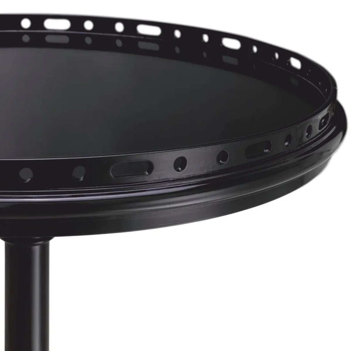 Casa Padrino mesa auxiliar de lujo de caoba negro Al. 74,5 cm - Muebles de hotel