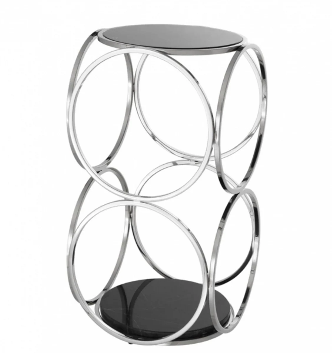 Casa Padrino luxury art deco designer side table 32 x 32 x H. 61.5 cm - Luxury Quality