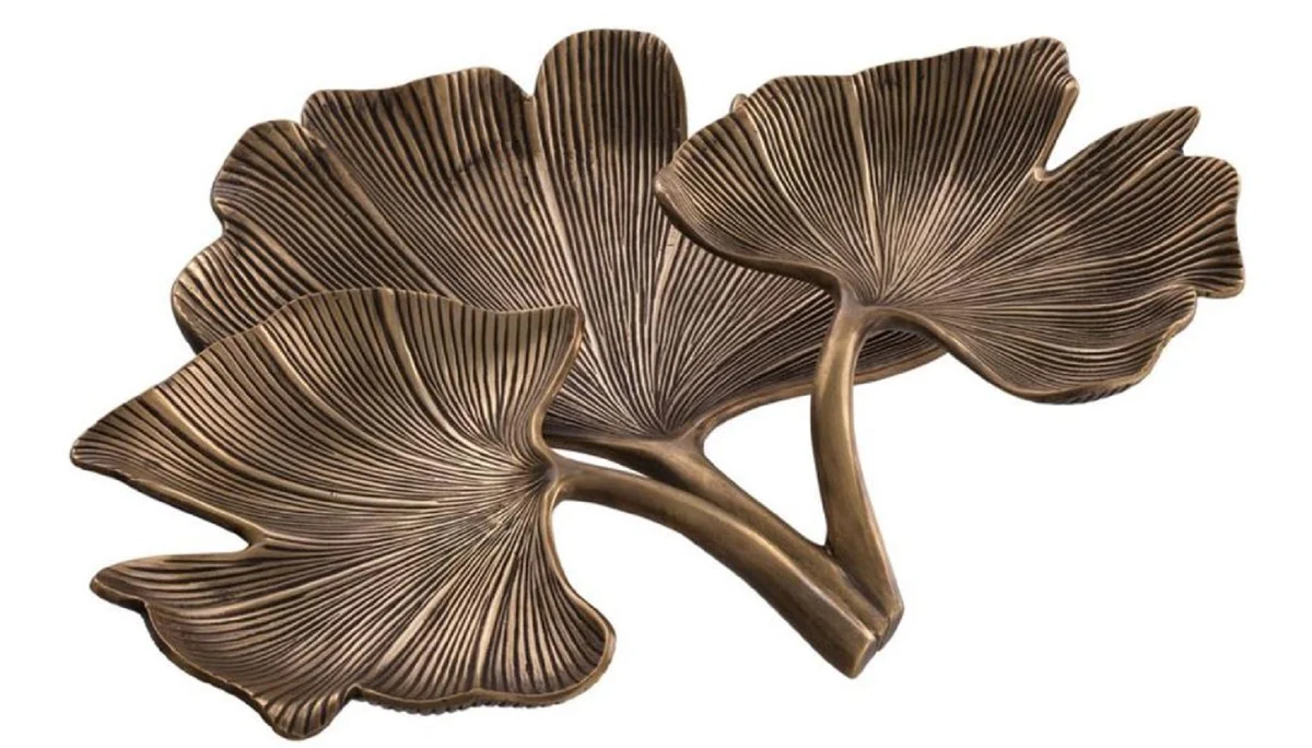 Casa Padrino bandeja de servir de dise?ador lat¨®n vintage 38 x 31 x H. 9 cm - Accesorios de Lujo