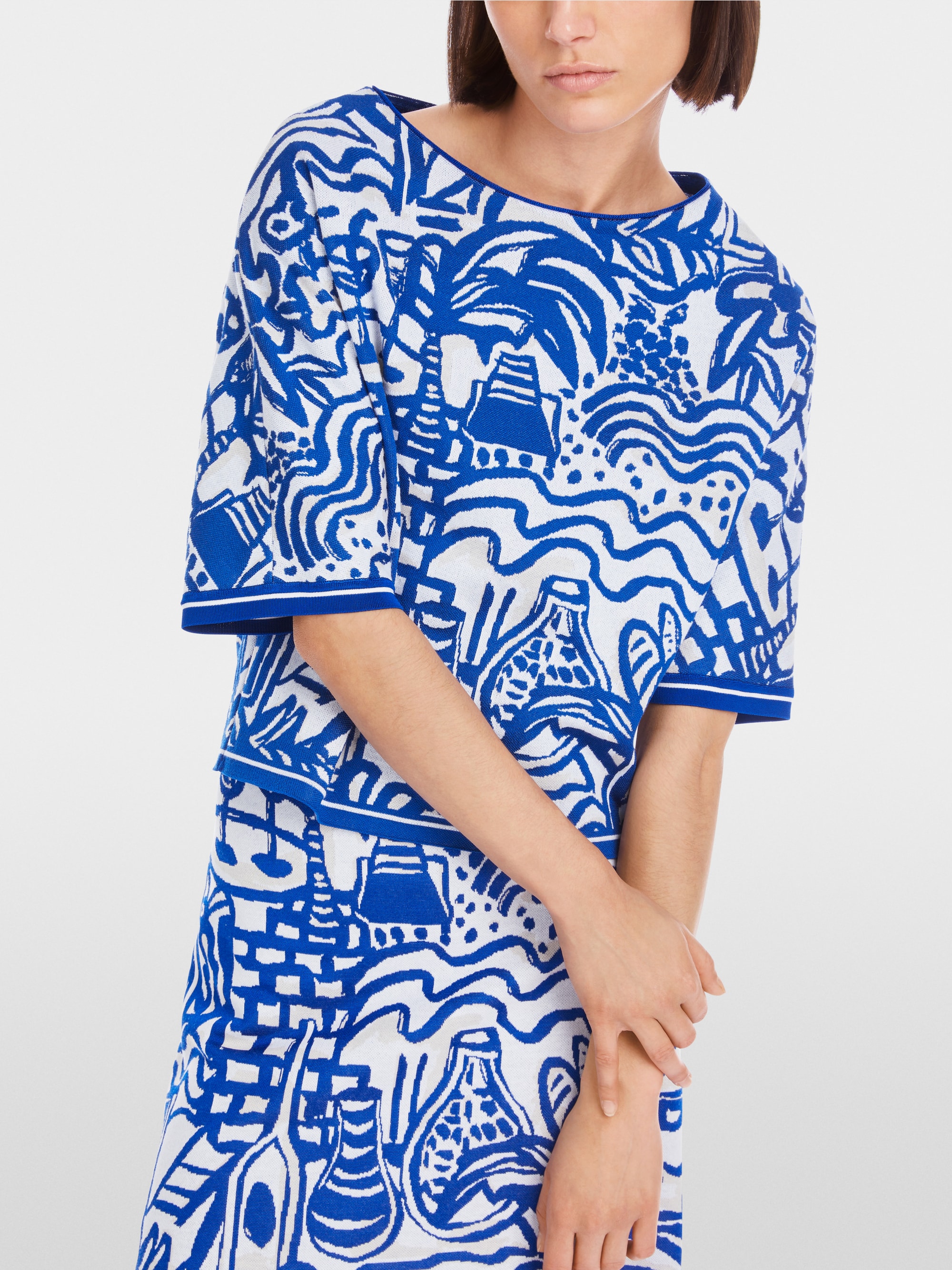 Marc-Cain Rethink Together print jumper