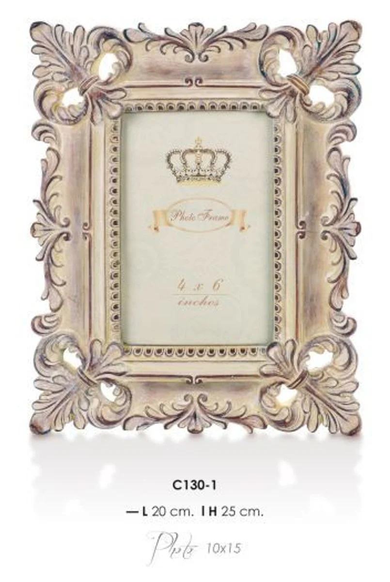 Casa Padrino baroque picture frame 25 x 20 cm antique look - Photo Frame Art Nouveau Antique style Mod AX21