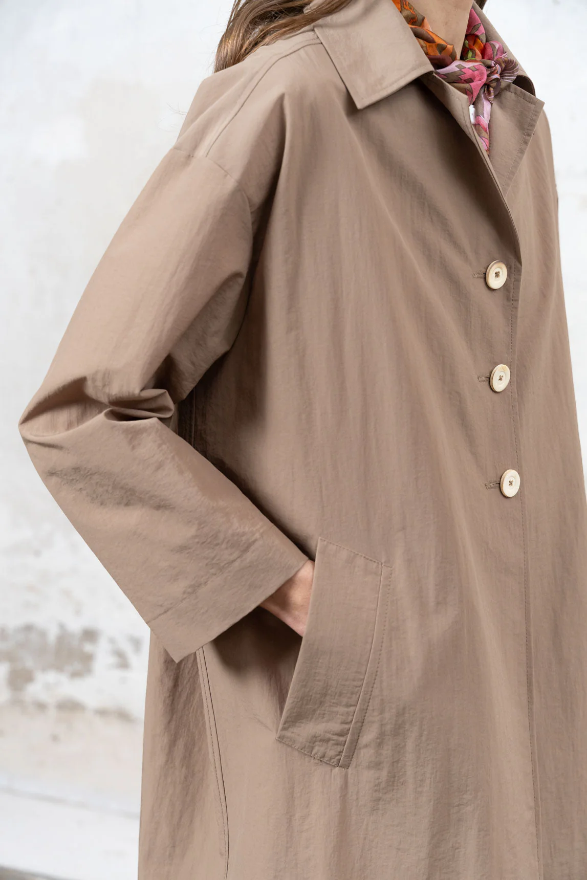 Rivera-spain Gabardina Ivoire camel