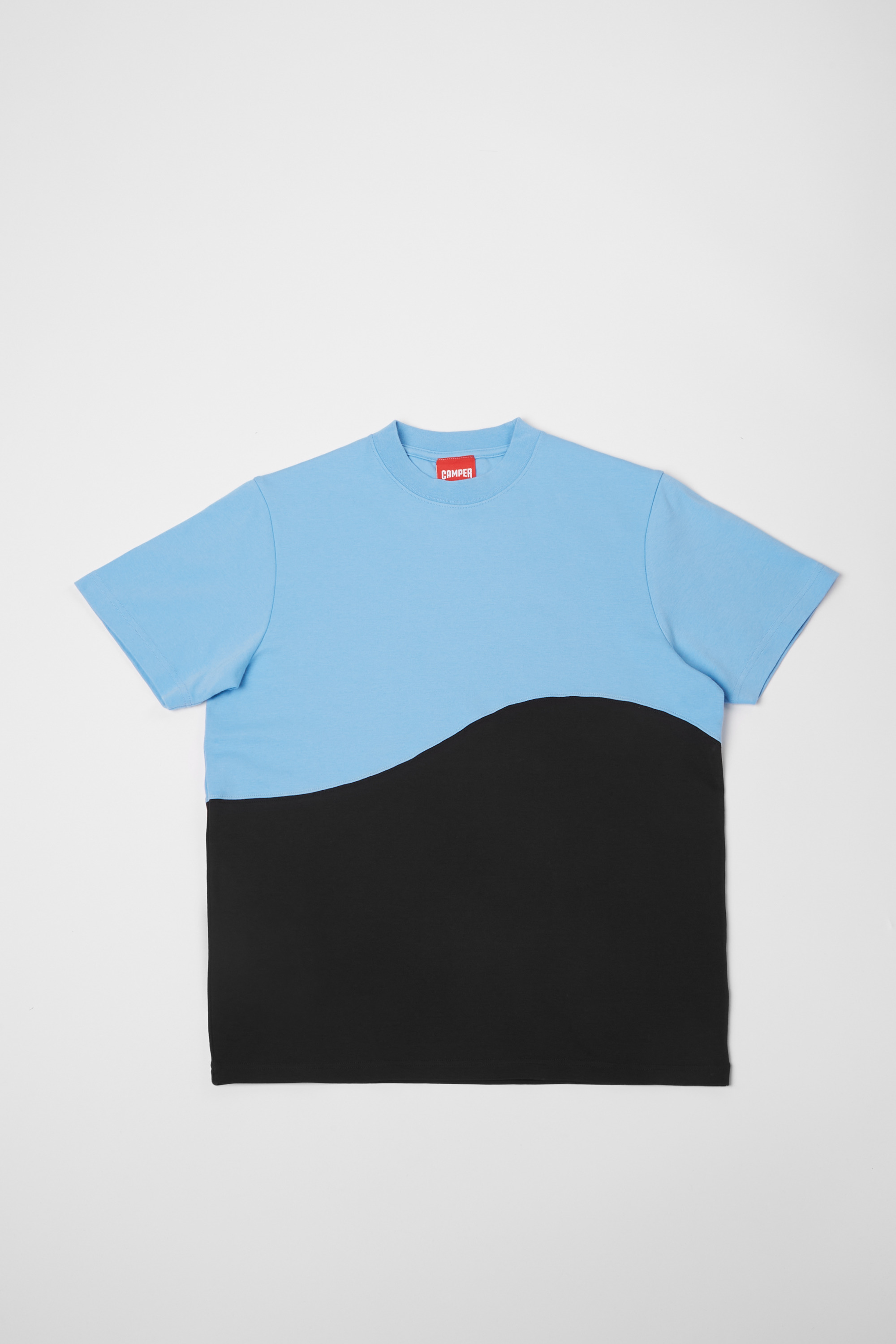 T-Shirt - Blue and black unisex T-shirt