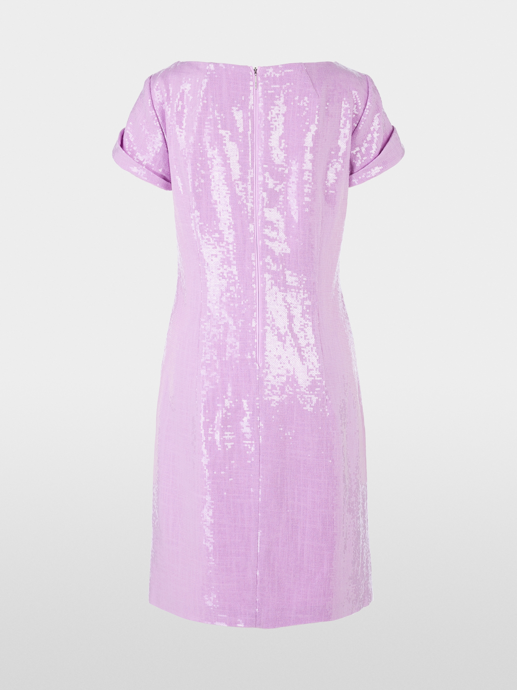 Marc-Cain Plain mini dress with wide neckline