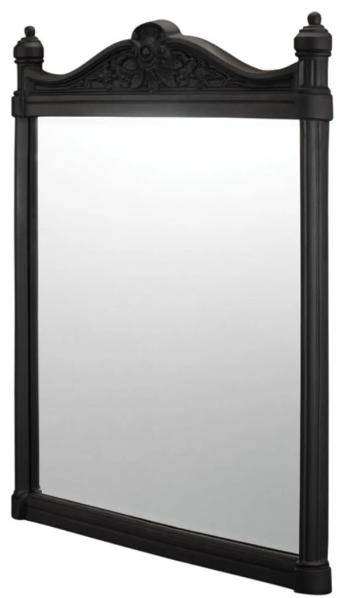 Casa Padrino espejo de pared Art Nouveau 55,3 x 3,7 x A. 75 cm - Diferentes Colores - Elegante espejo de baño de aluminio - Accesorios de Baño Barroco y Art Nouveau