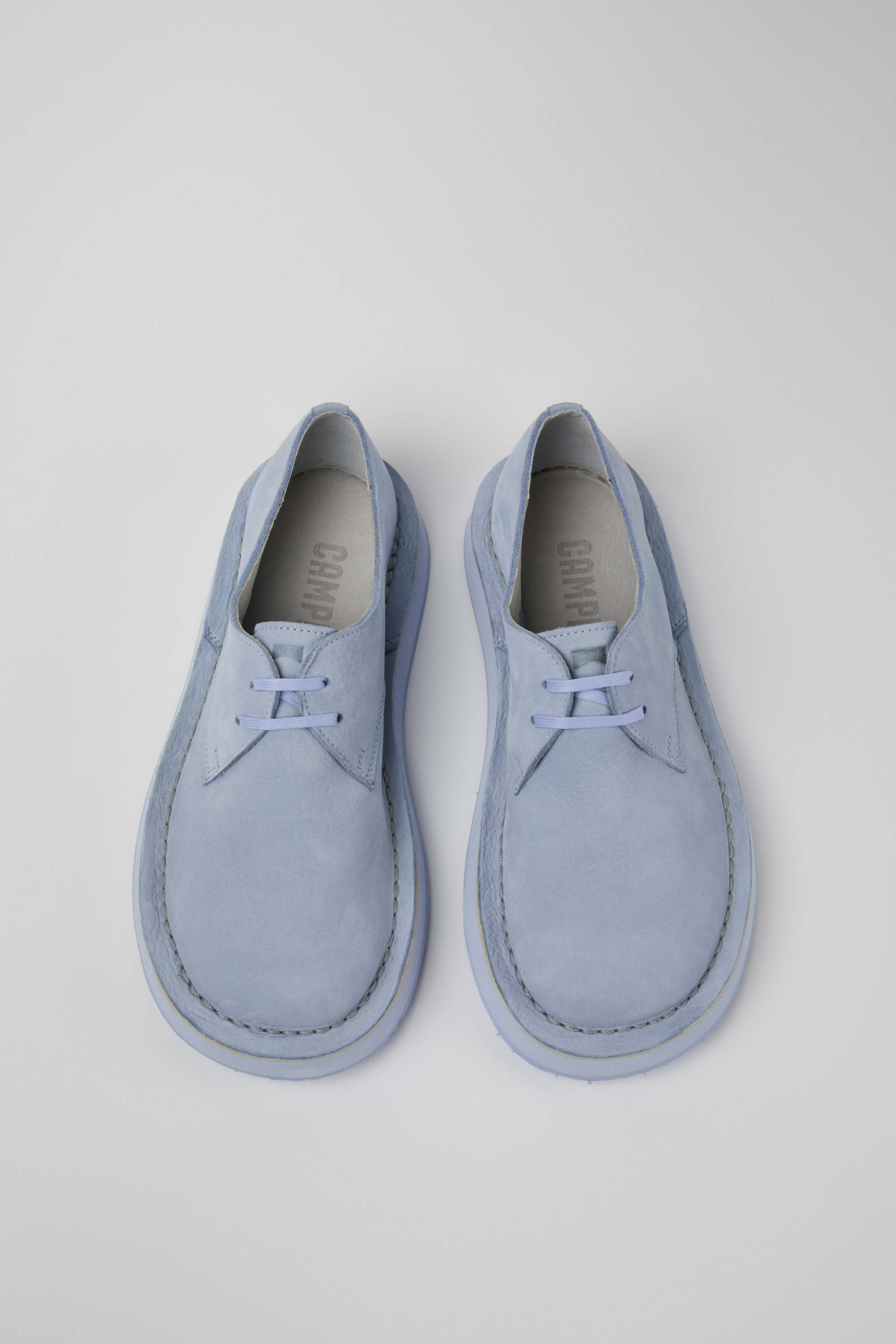 Brothers Polze - Blue leather shoes for women