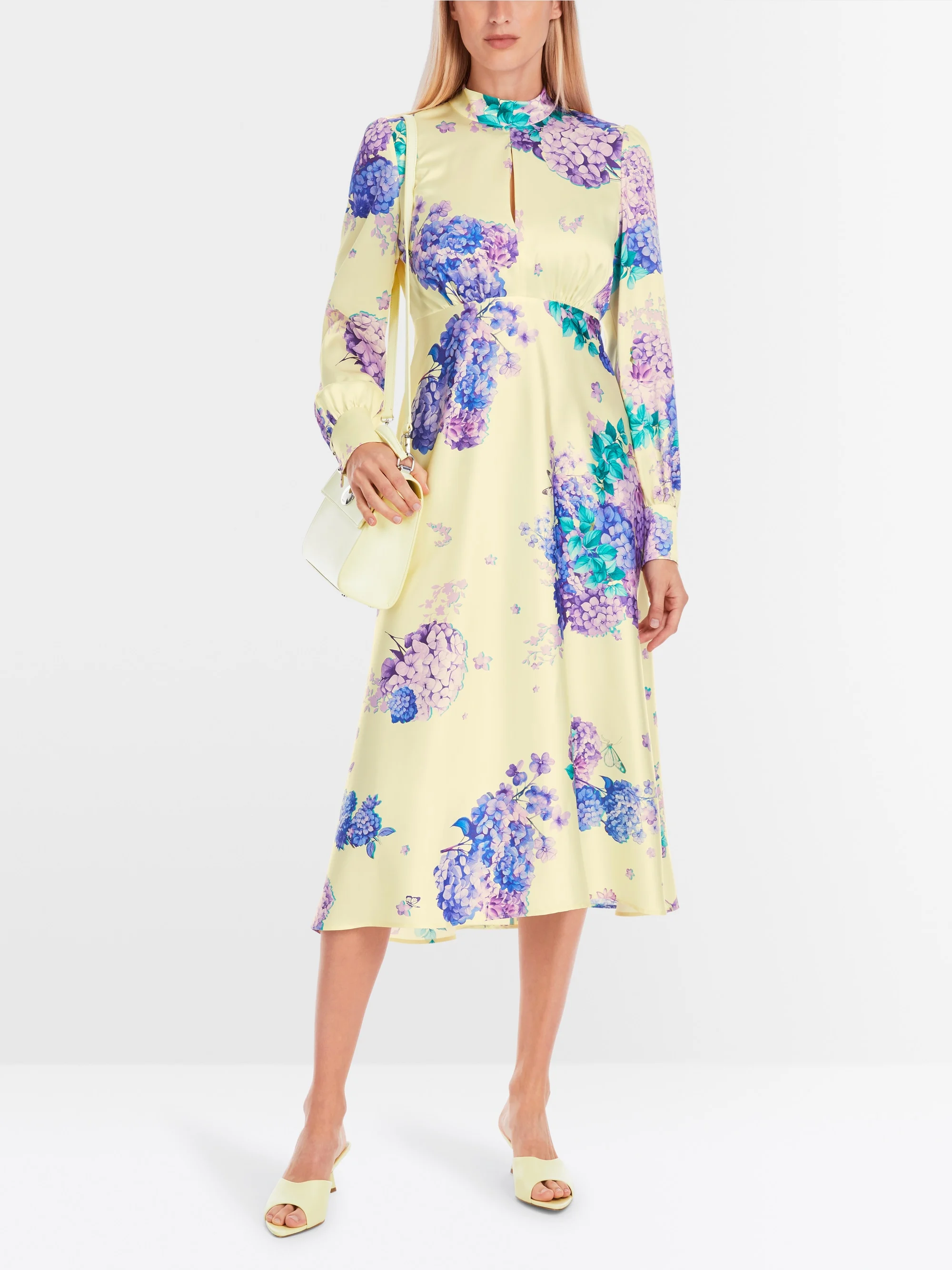 Marc-Cain 70s Rethink Together pussy bow dress