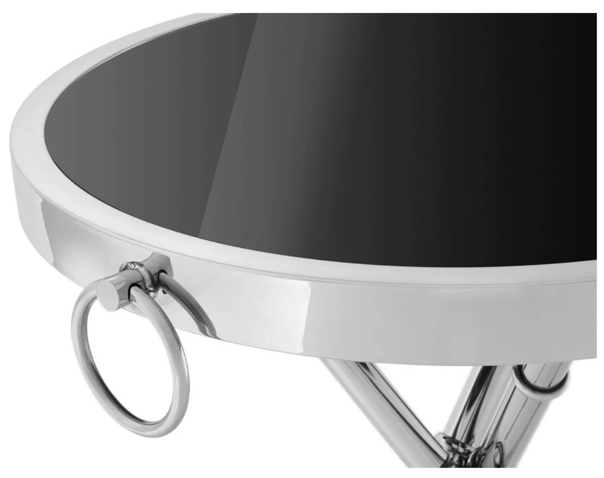 Casa Padrino mesa de dise?o de lujo plata 52 x H. 60 cm - muebles de sala