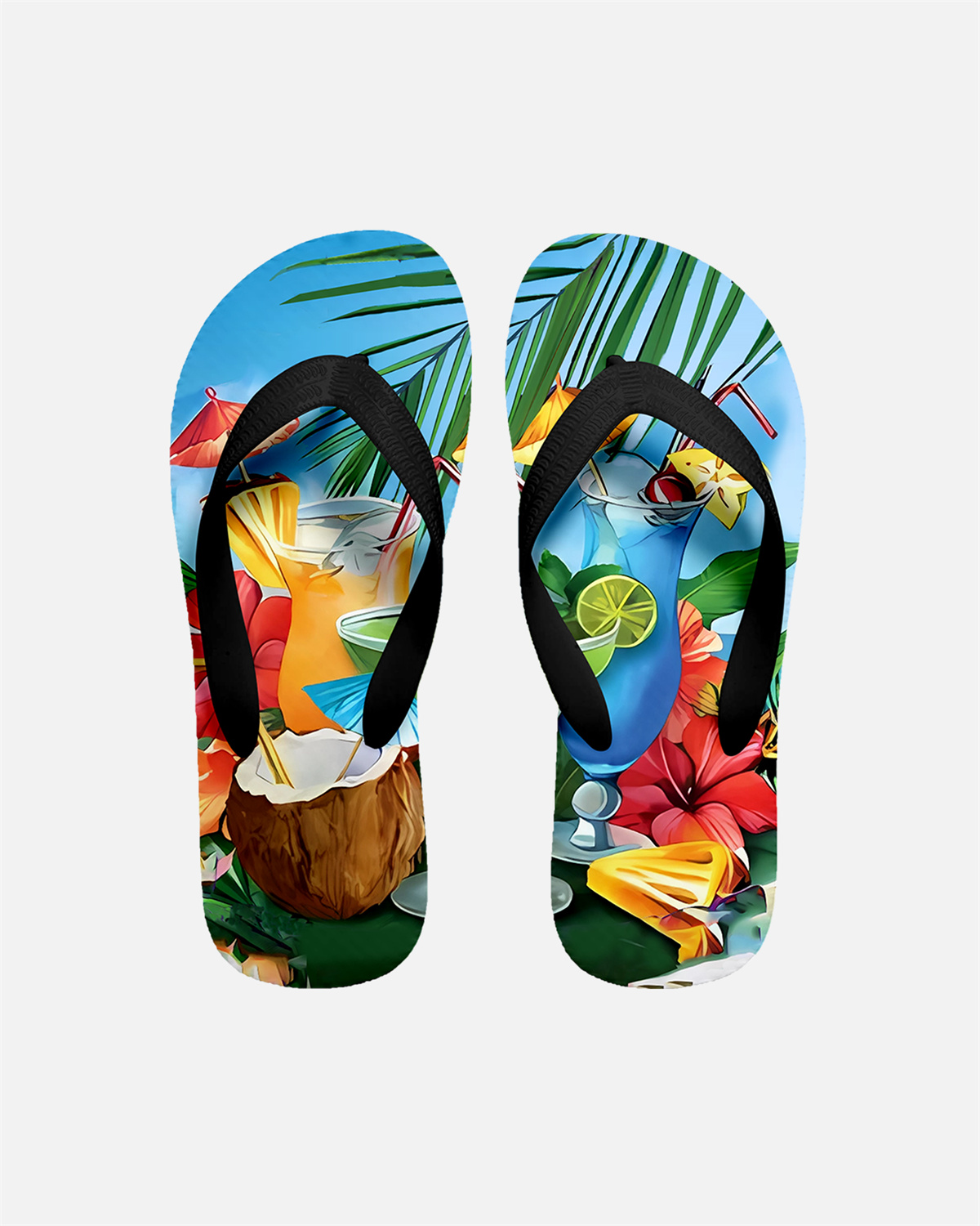 Suitmens Men's Hawaiian Tiki Party Shirt Three-Piece Set 047