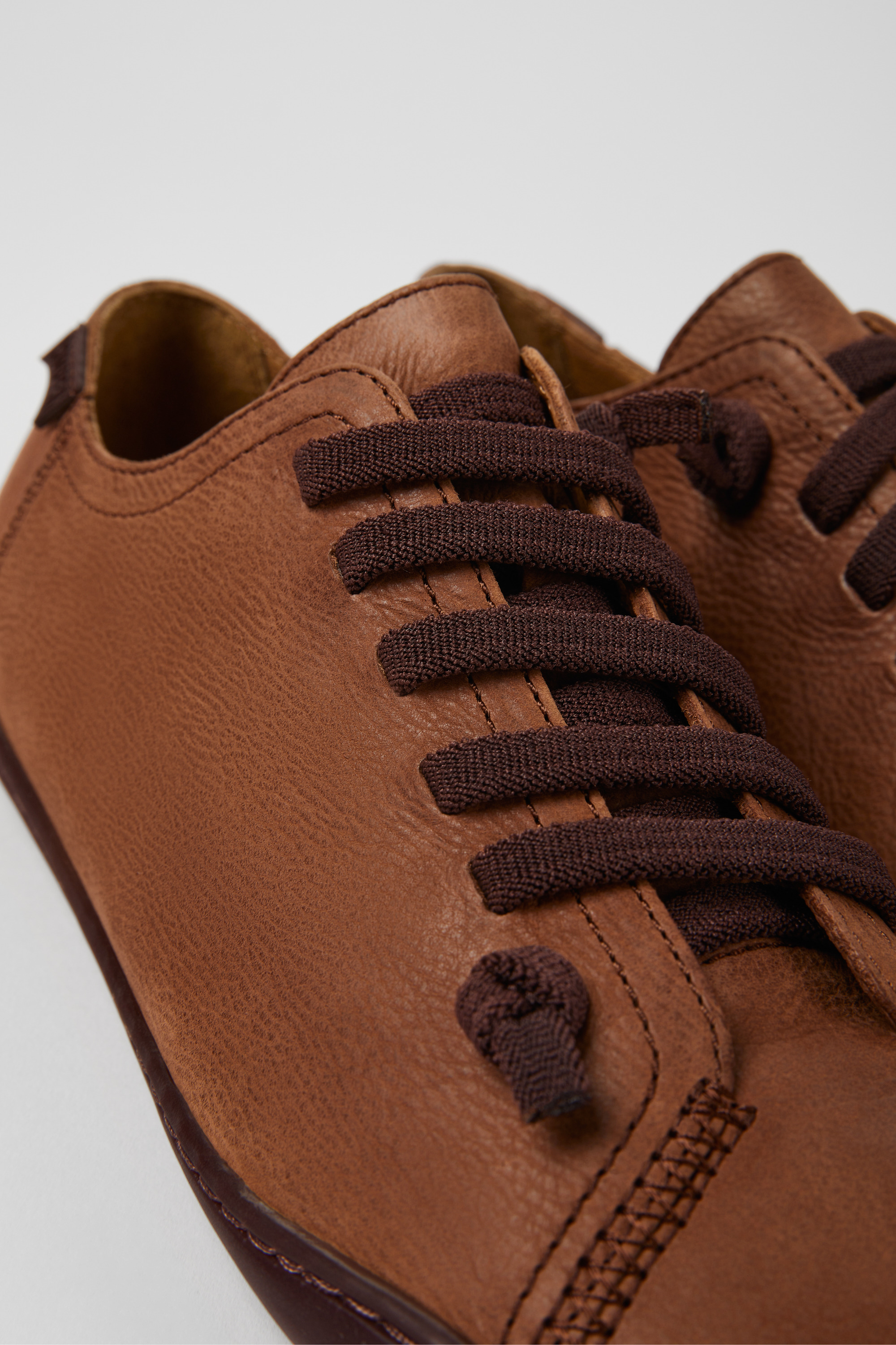 Peu - Brown leather shoes for women