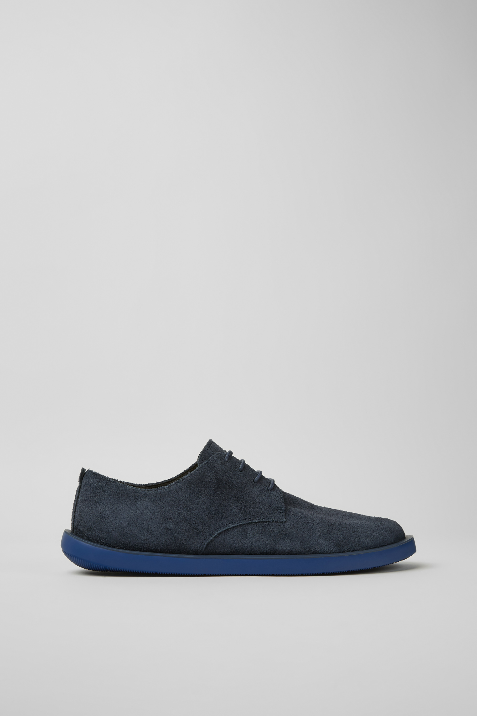 Wagon - Blue nubuck shoes for men