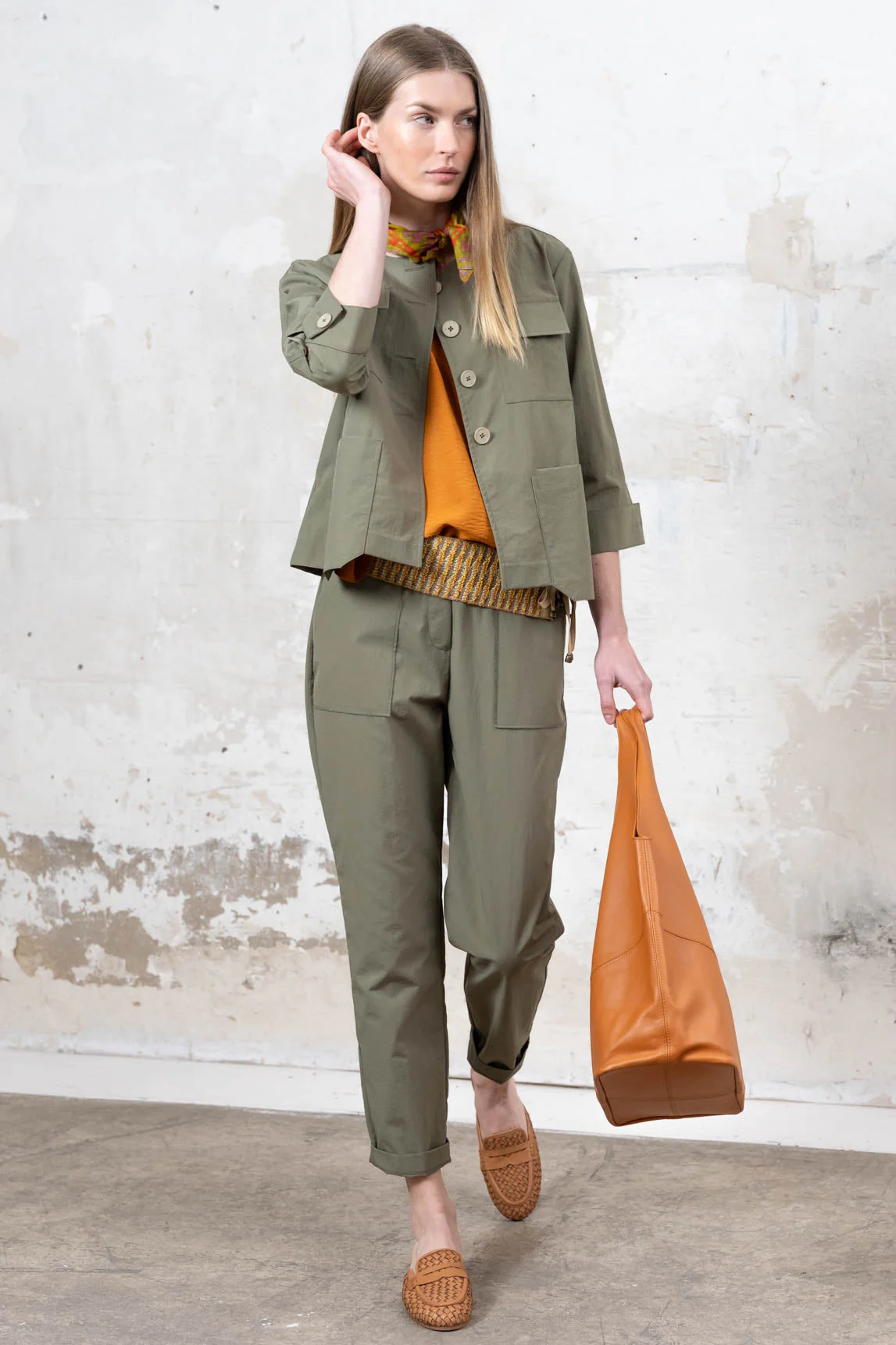 Rivera-spain Top Calvi naranja