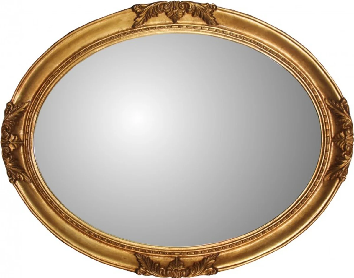 Casa Padrino Baroque wall mirrors from Italy Gold Oval H 93 cm, W 72 cm - Edel & Sumptuously