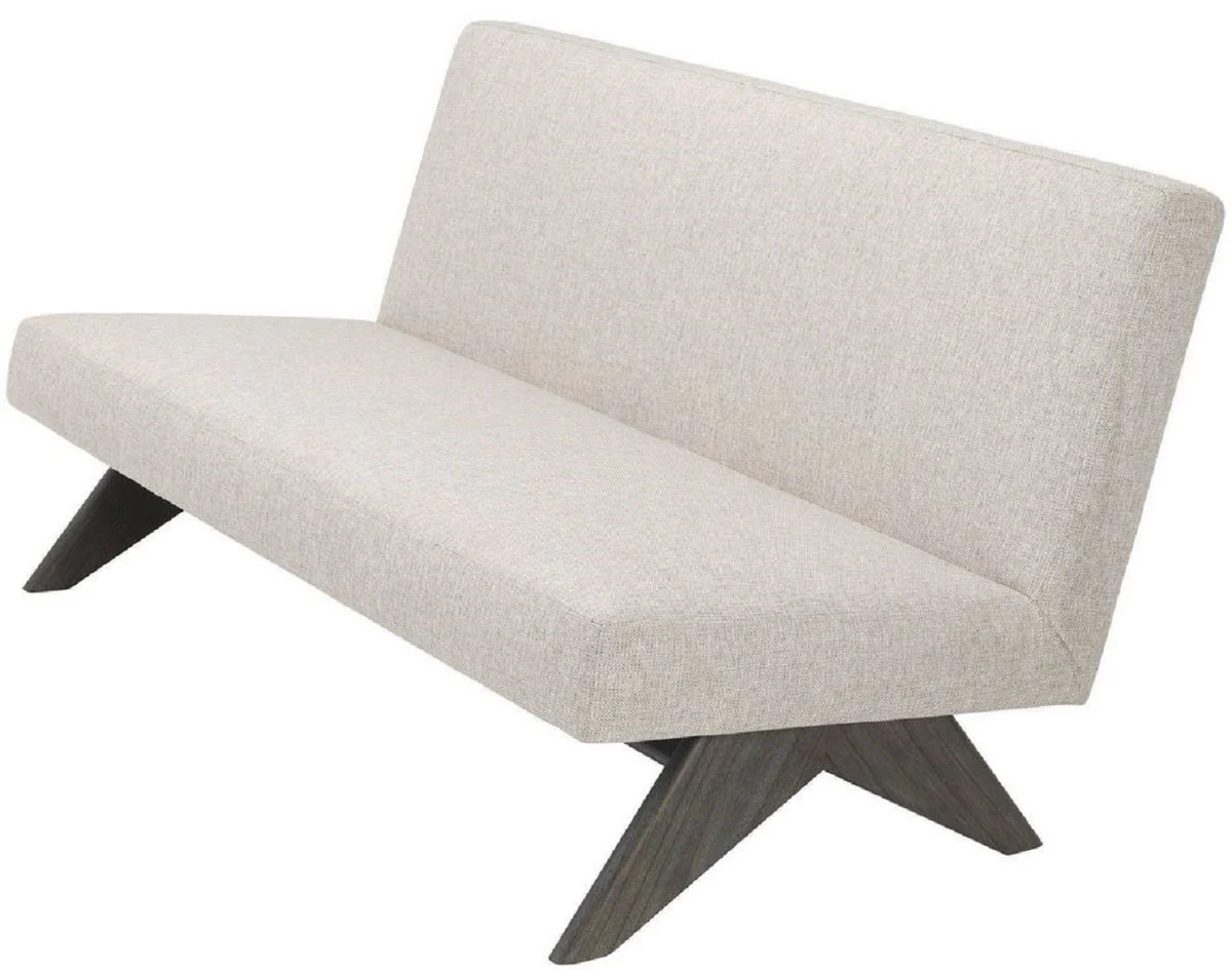 Casa Padrino sof¨¢ de lujo natural / marr¨®n 152 x 81 x A. 75 cm - Sof¨¢ de sal¨®n - Muebles de sal¨®n de lujo