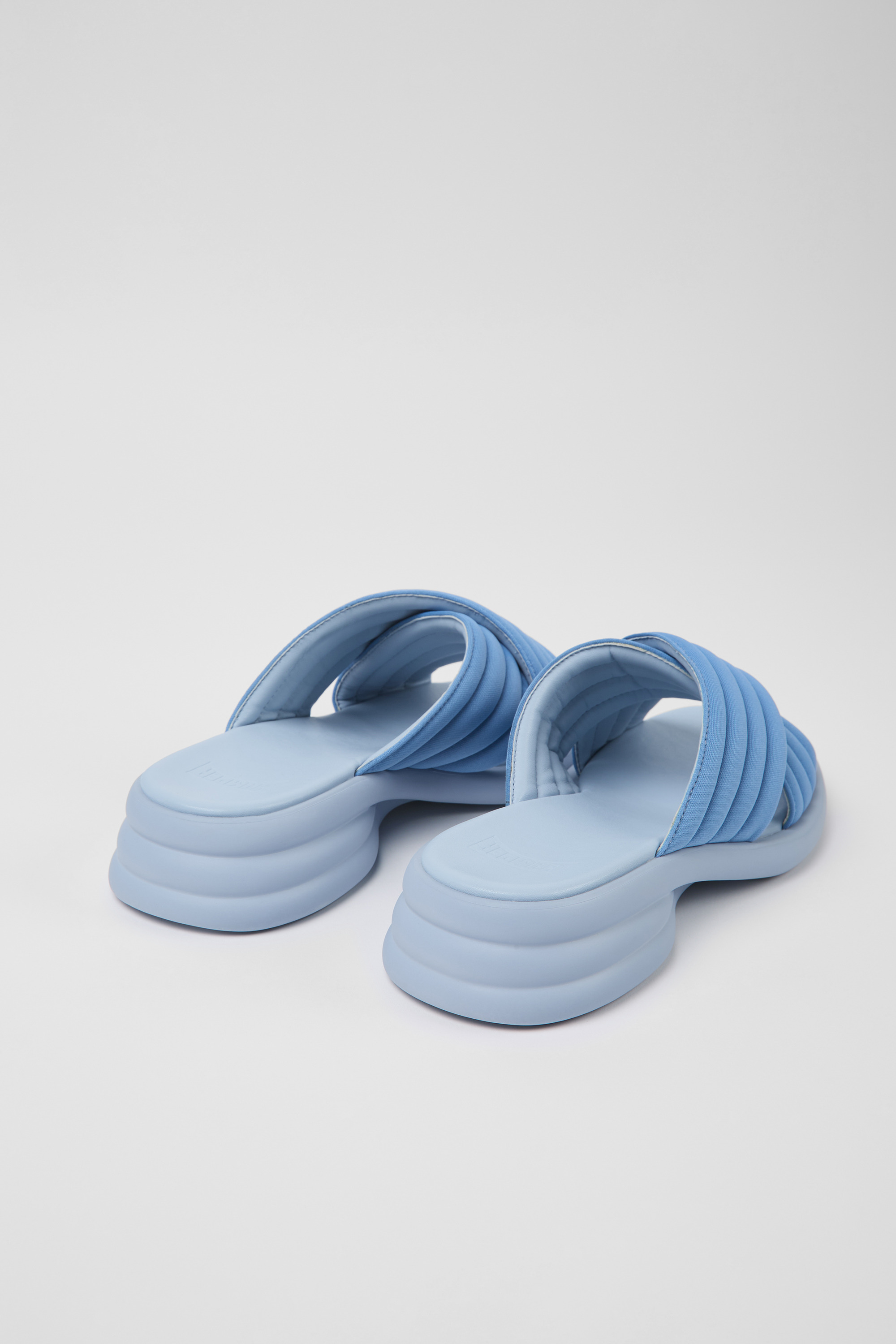 Spiro - Blue textile sandals for women