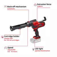 Cordless Sealing Gun TE-SG 18/10 Li - Solo