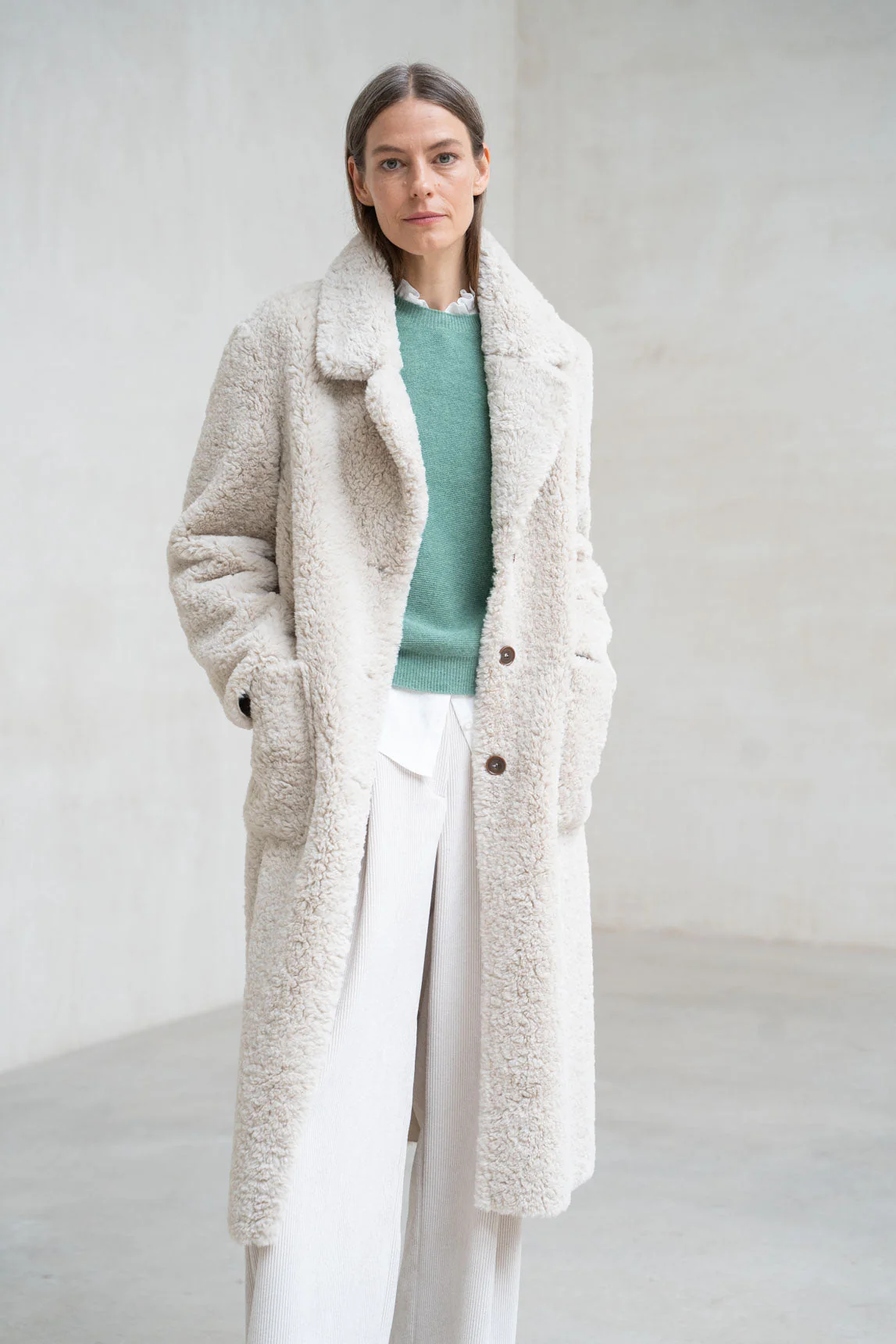 Rivera-spain Abrigo Lecce reversible crudo