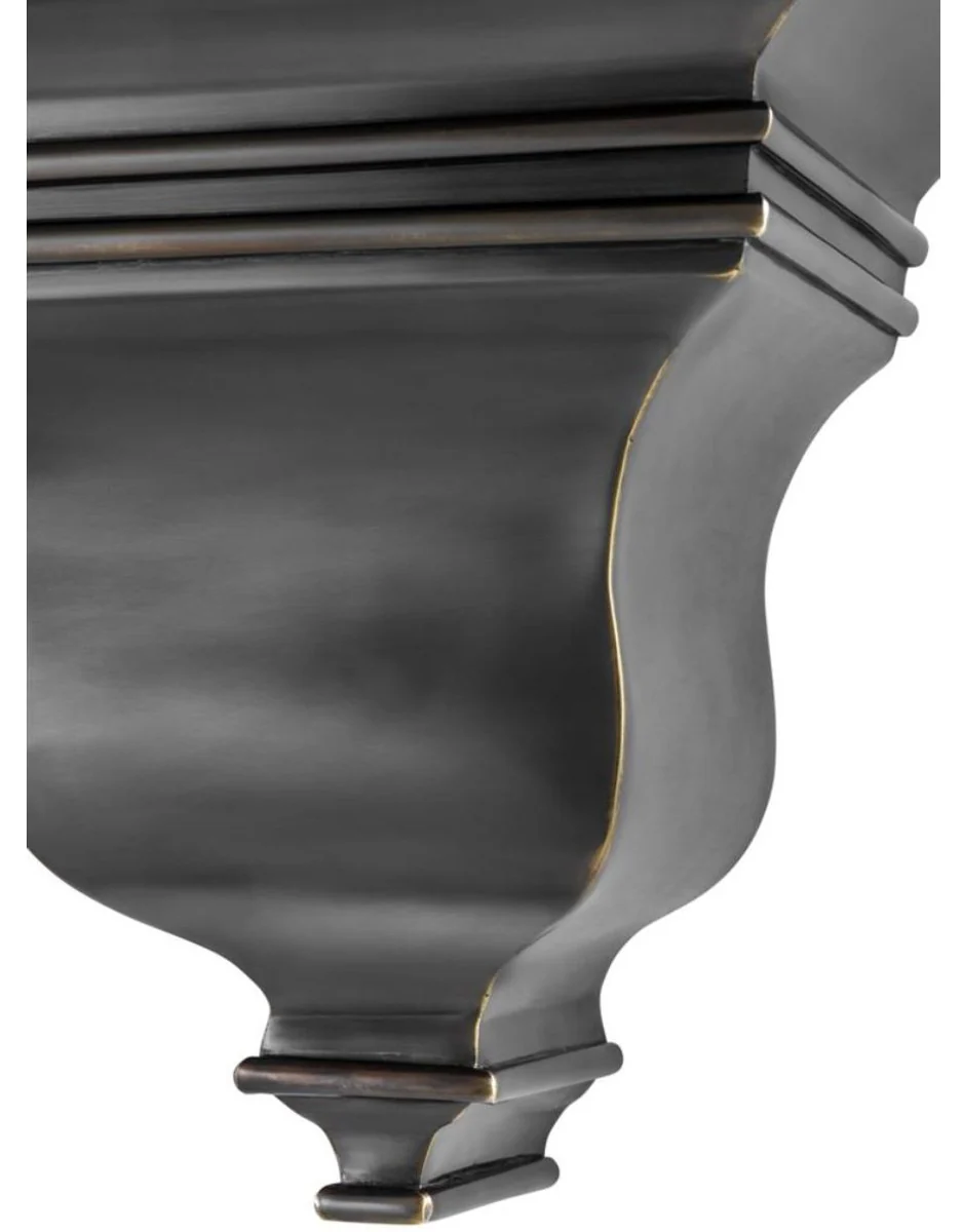 Casa Padrino pared latón lujo bronce soporte 34 x 25 x H. 25 cm - muebles deco arte