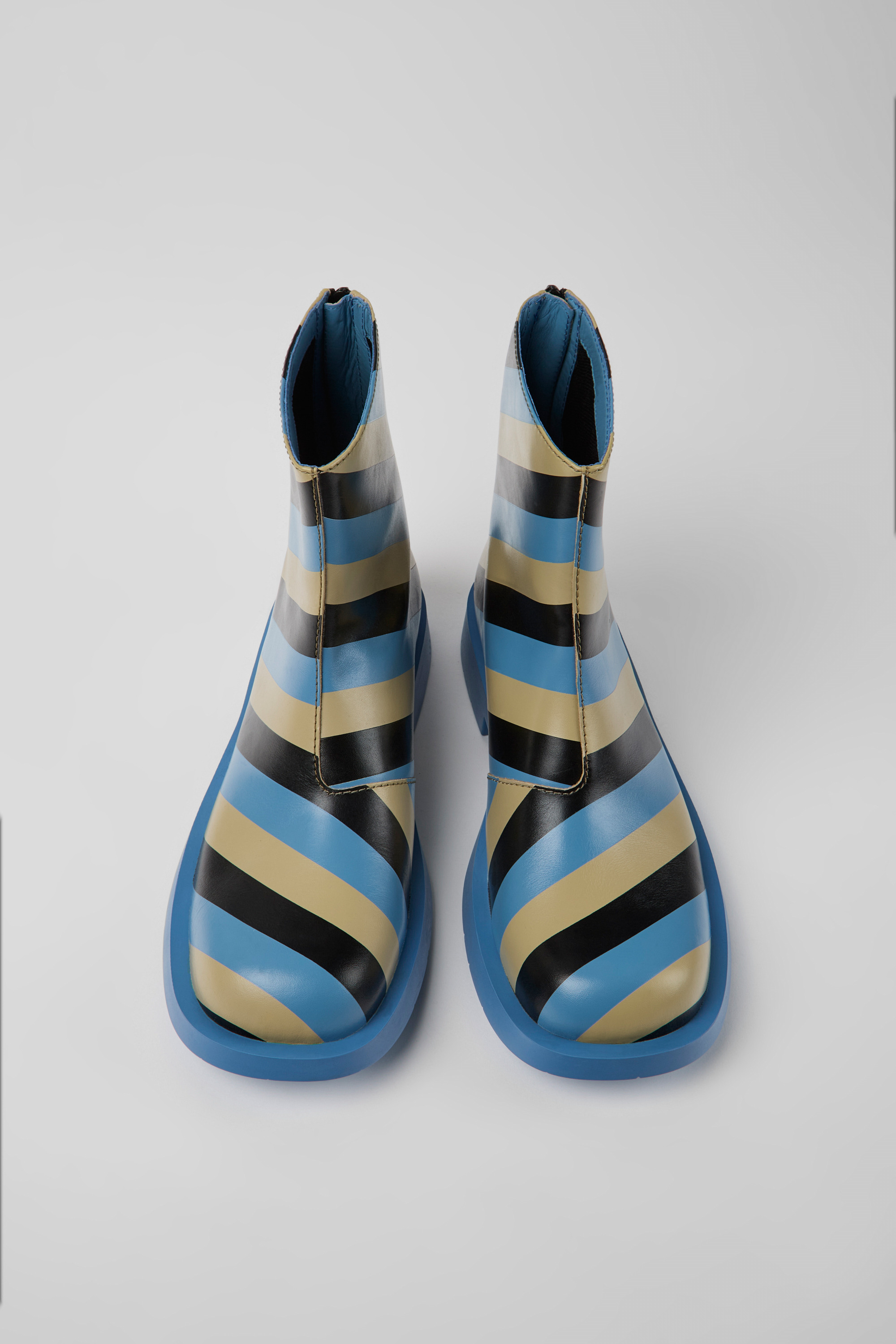 MIL 1978 - Multicolored leather ankle boots for men