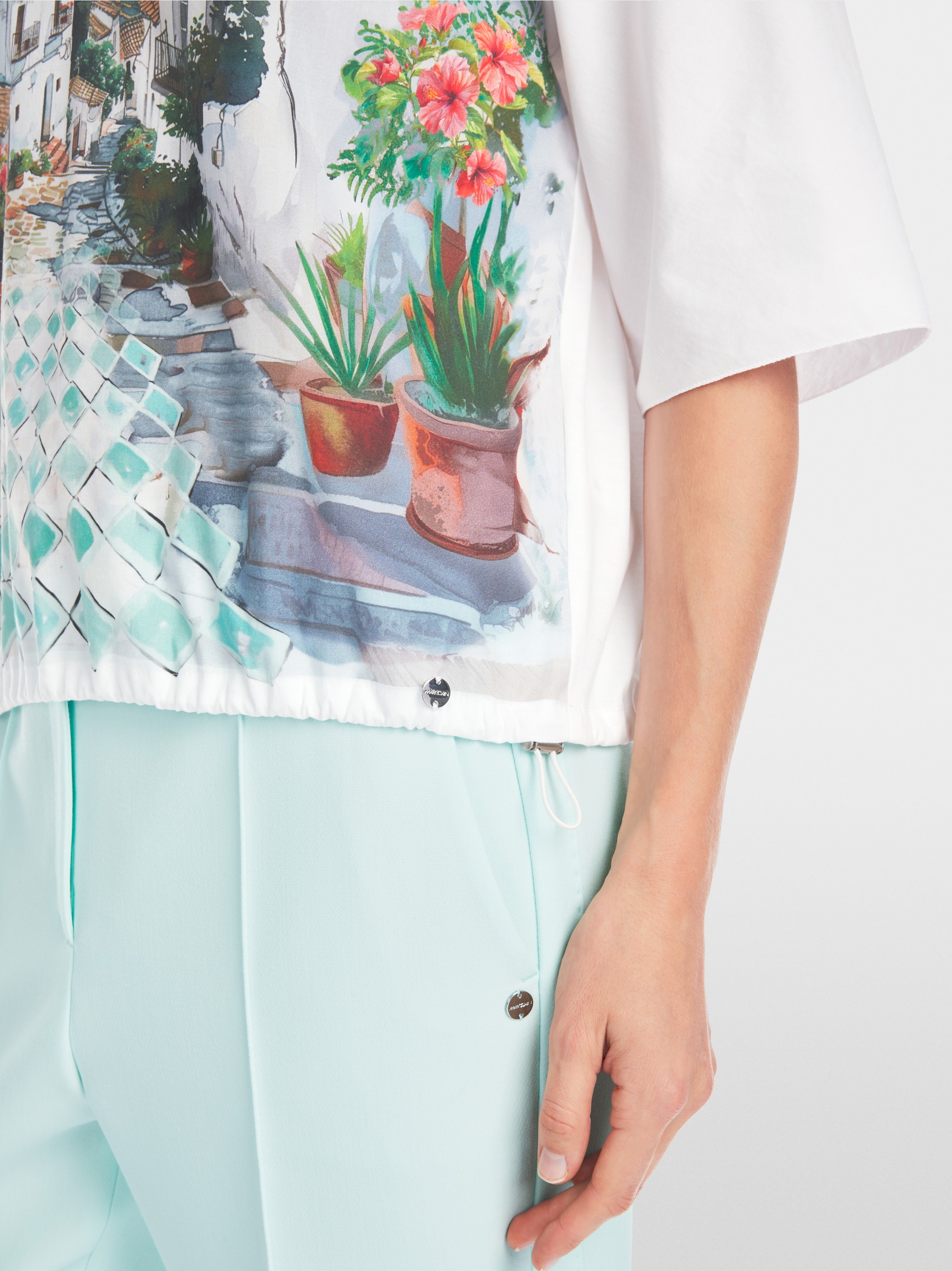Marc-Cain 100% cotton blouse with print