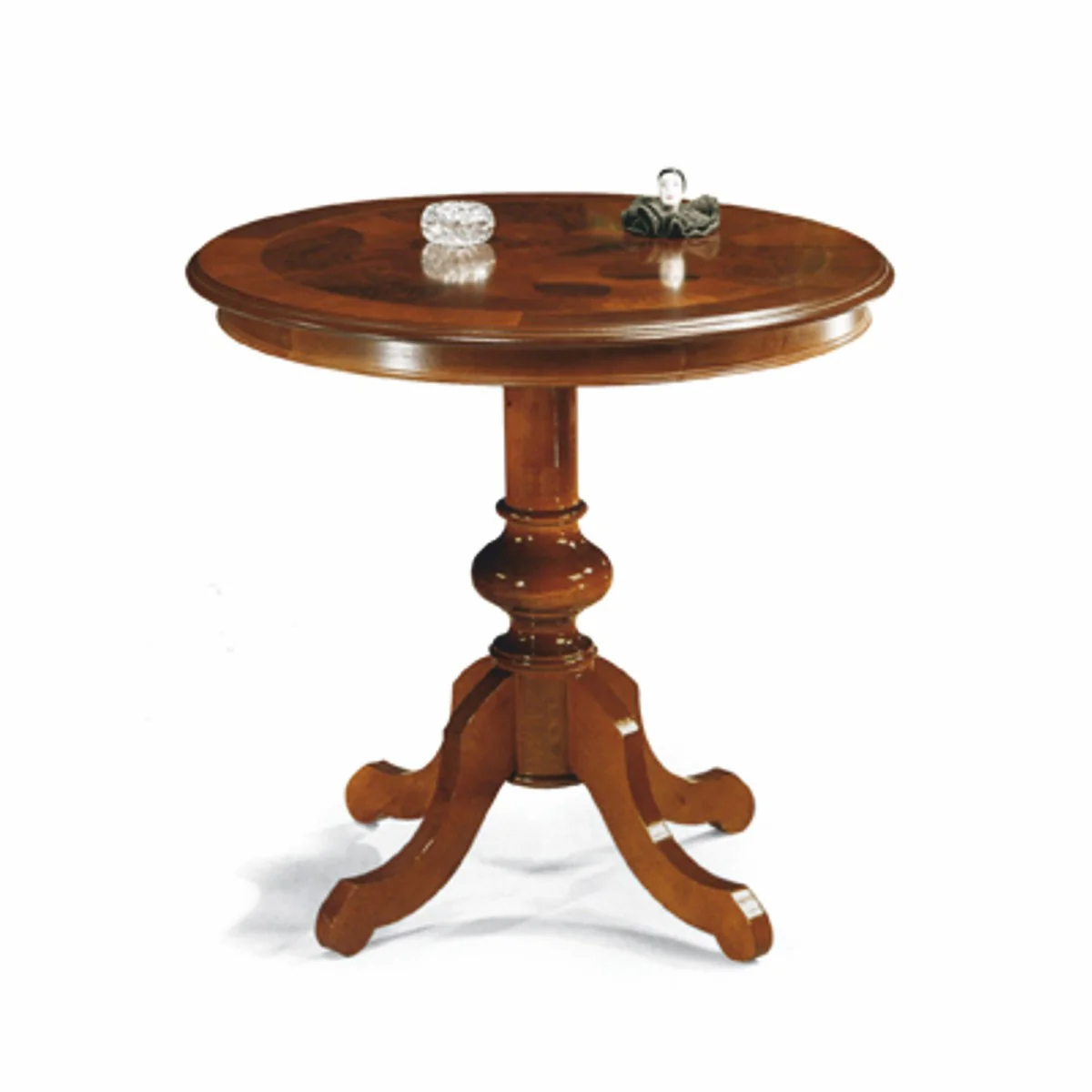 Casa Padrino mesa de comedor barroco de lujo marr¨®n ? 80 cm - Muebles barrocos - Hecho en Italia