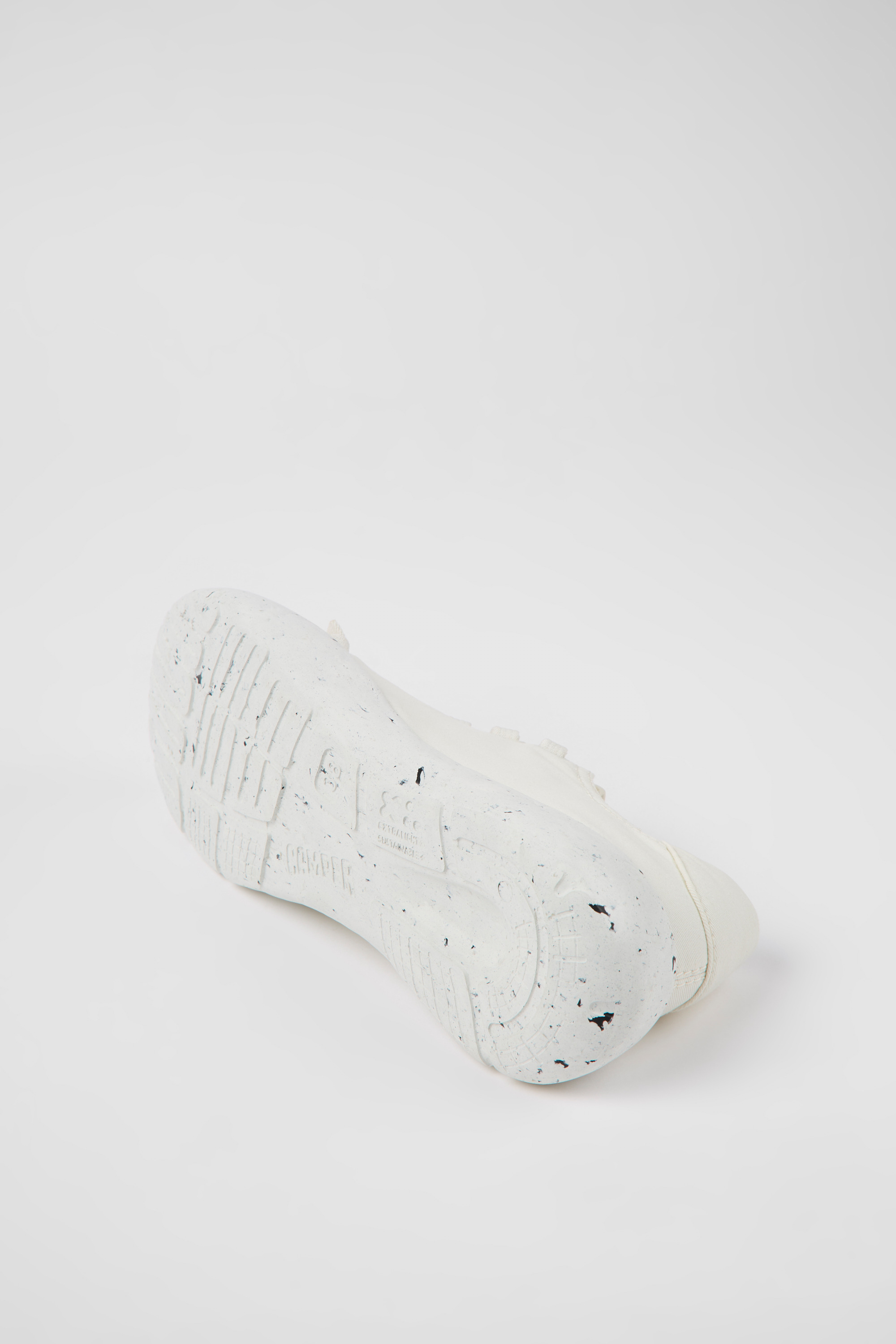 Peu Stadium - White textile sneakers for women