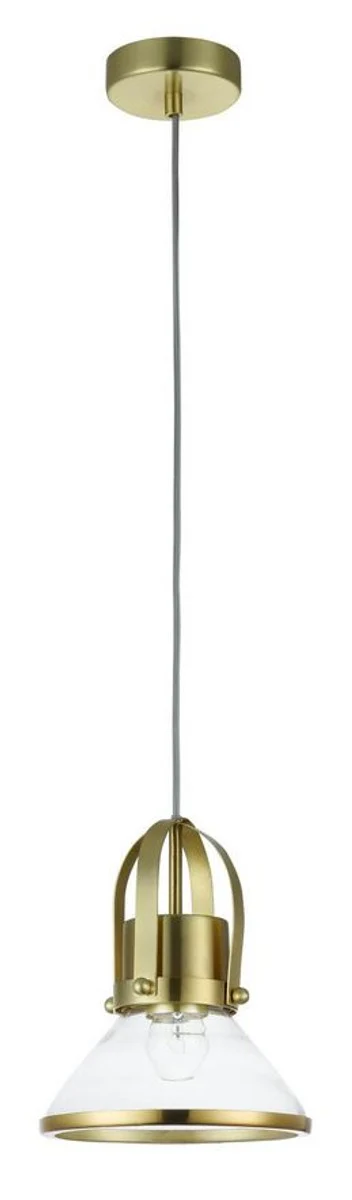 Casa Padrino lámpara colgante / luz colgante de lujo latón colores Ø 18,5 x H. 23 cm - Luces y Lámparas