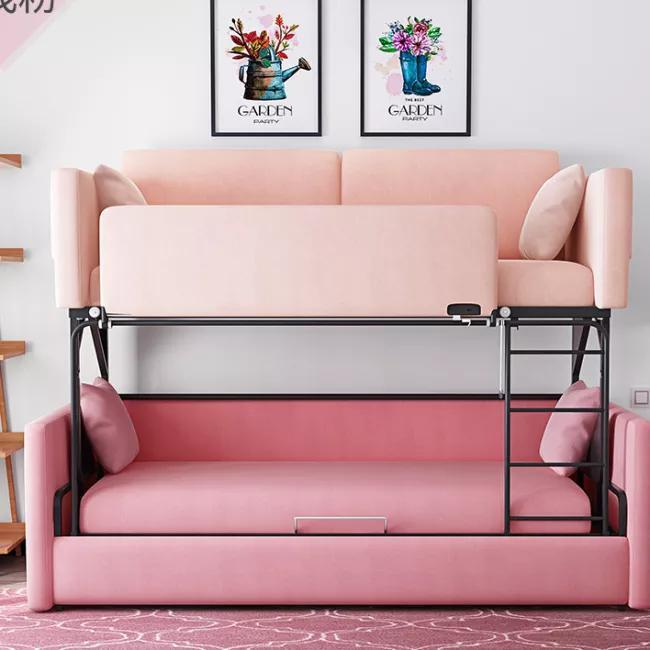 Folding sofa bunk bed