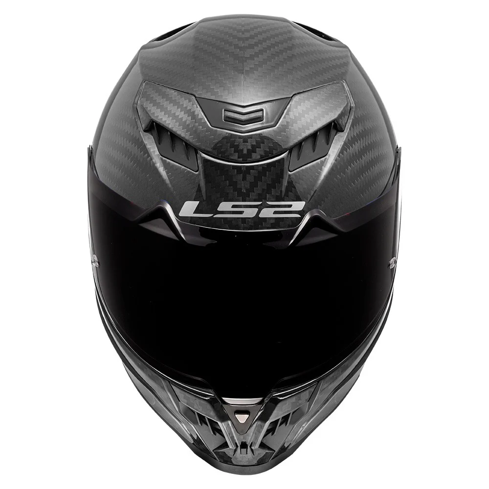 CASCO LS2 FF807 DRAGON CARBON - NEGRO MATE