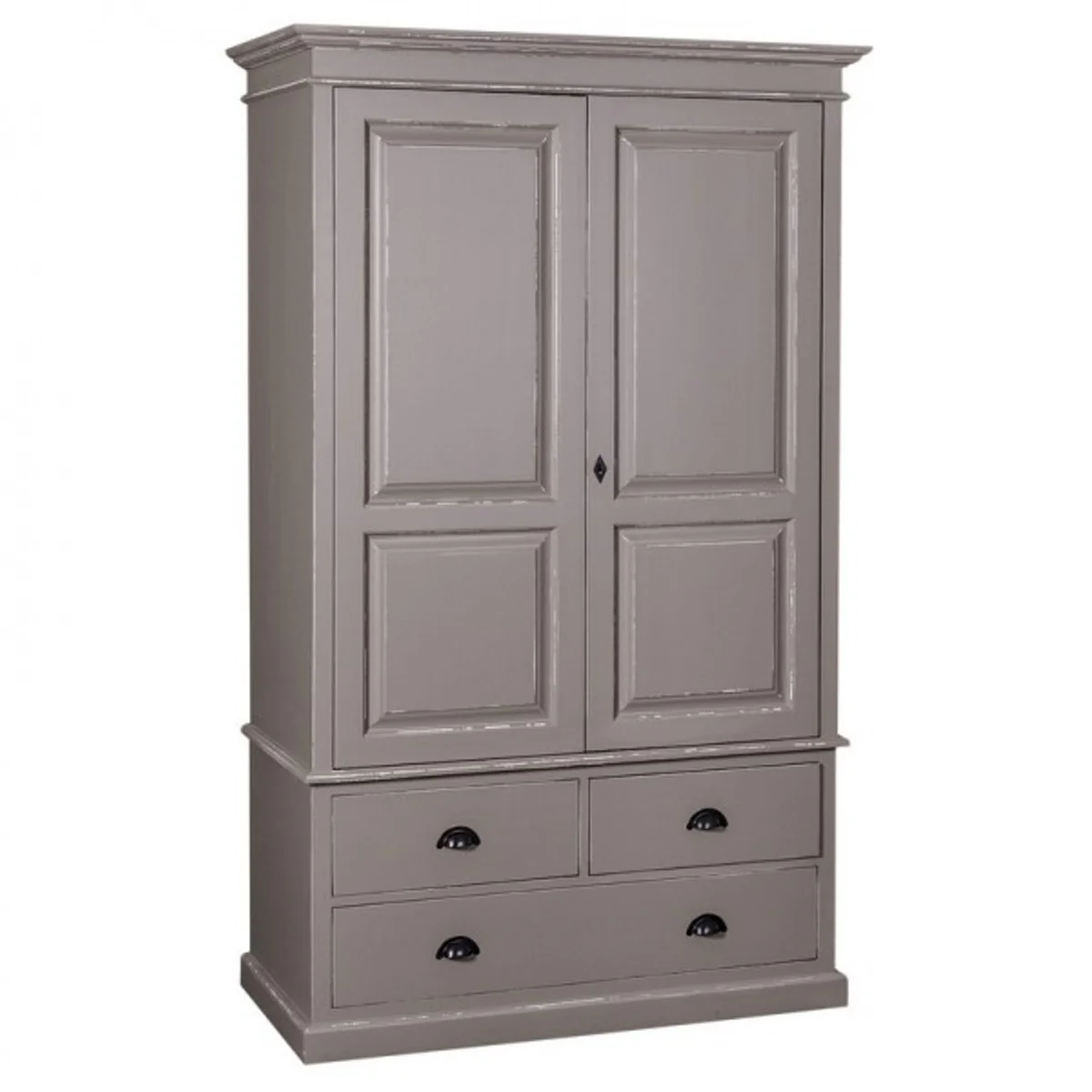 Casa Padrino country-style wardrobe - clothes cabinet Shabby H 197 cm W 120 cm D 59 cm