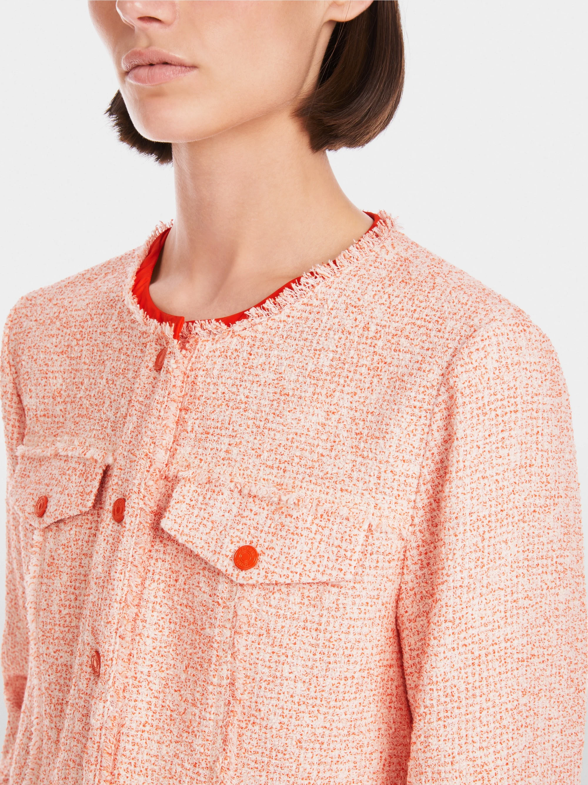 Marc-Cain Bouclé jacket in denim style